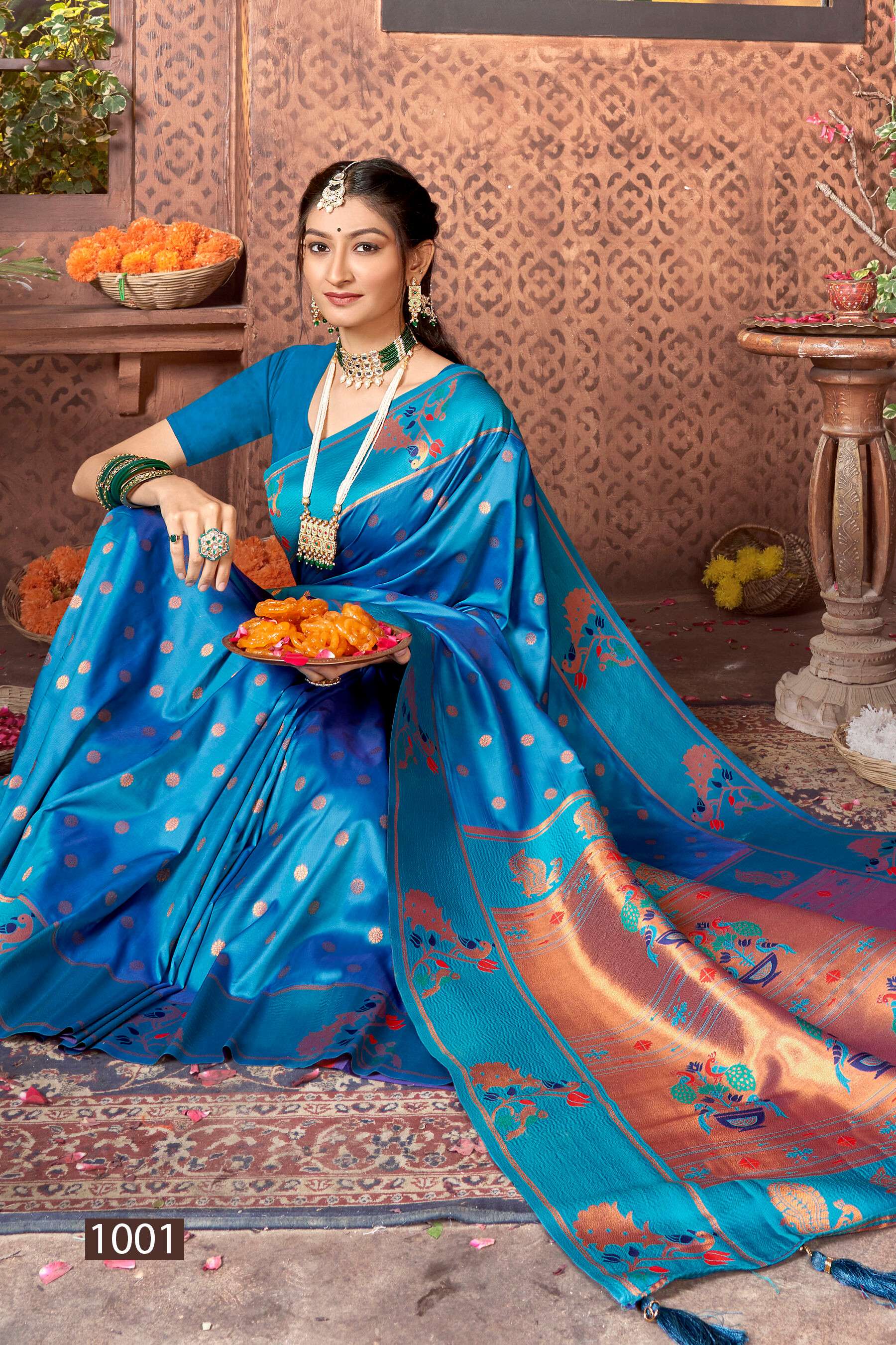 Saroj Paarvati vol.3 50*600 silk saree  Saree Wholesale catalog    