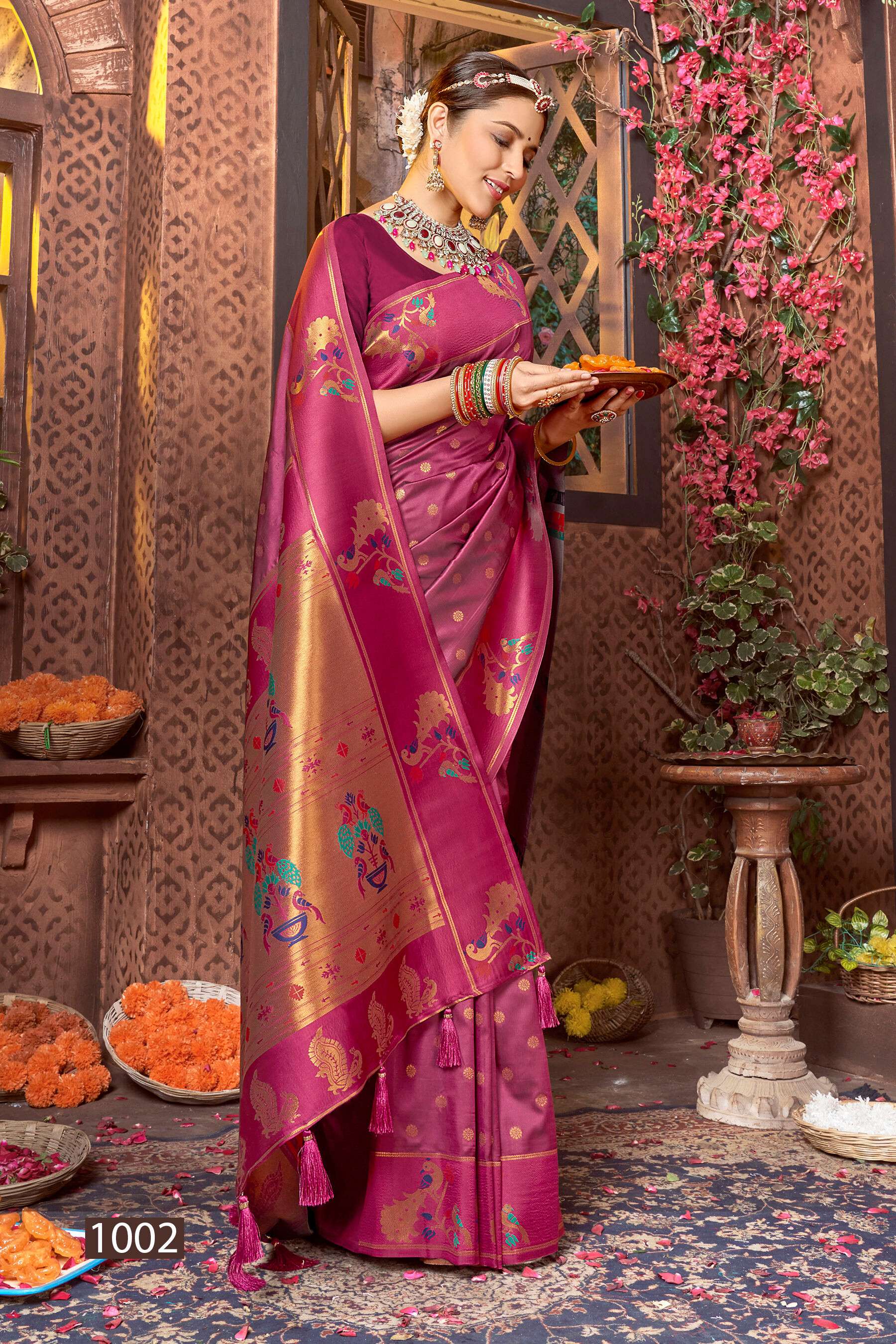 Saroj Paarvati vol.3 50*600 silk saree  Saree Wholesale catalog    
