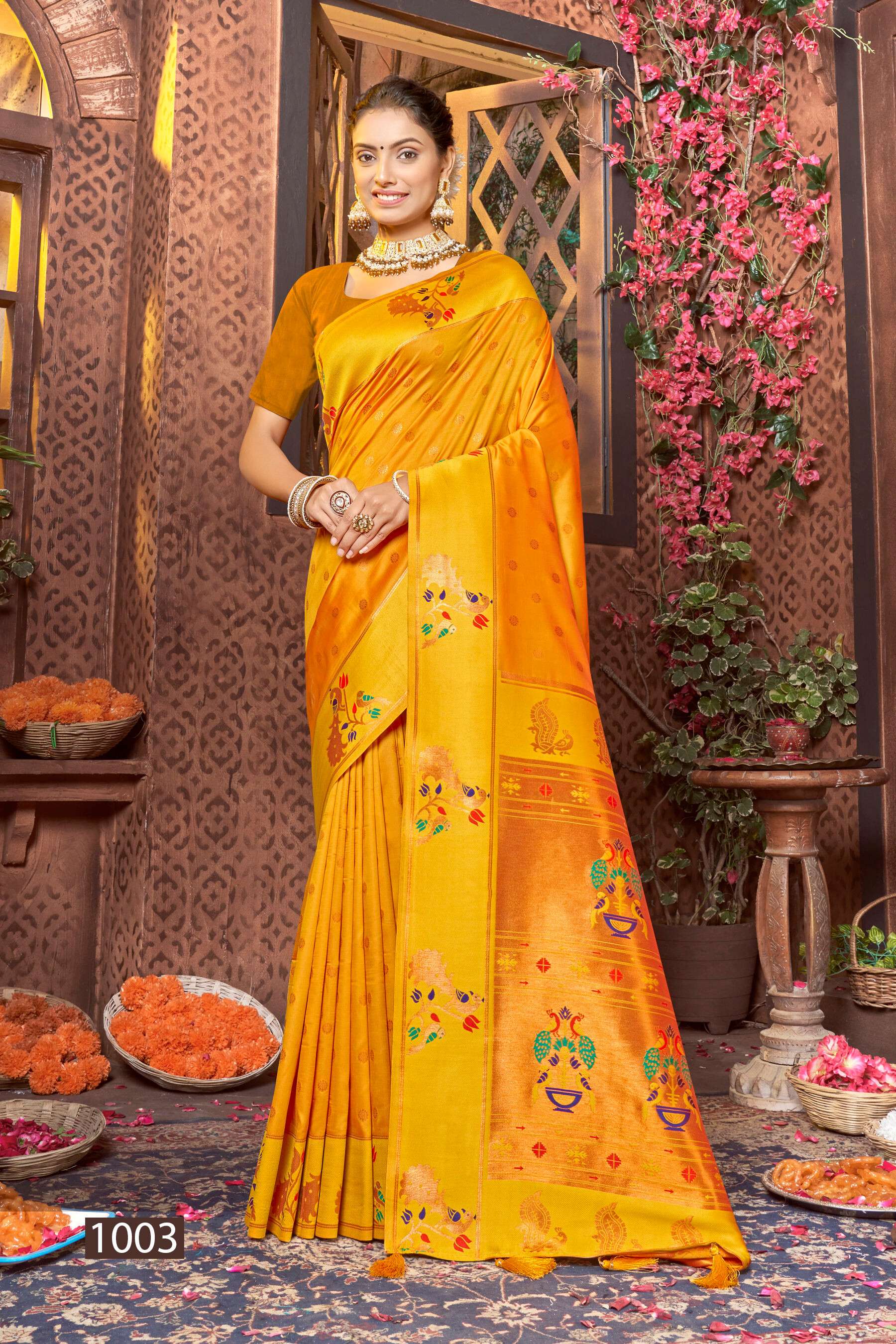 Saroj Paarvati vol.3 50*600 silk saree  Saree Wholesale catalog    