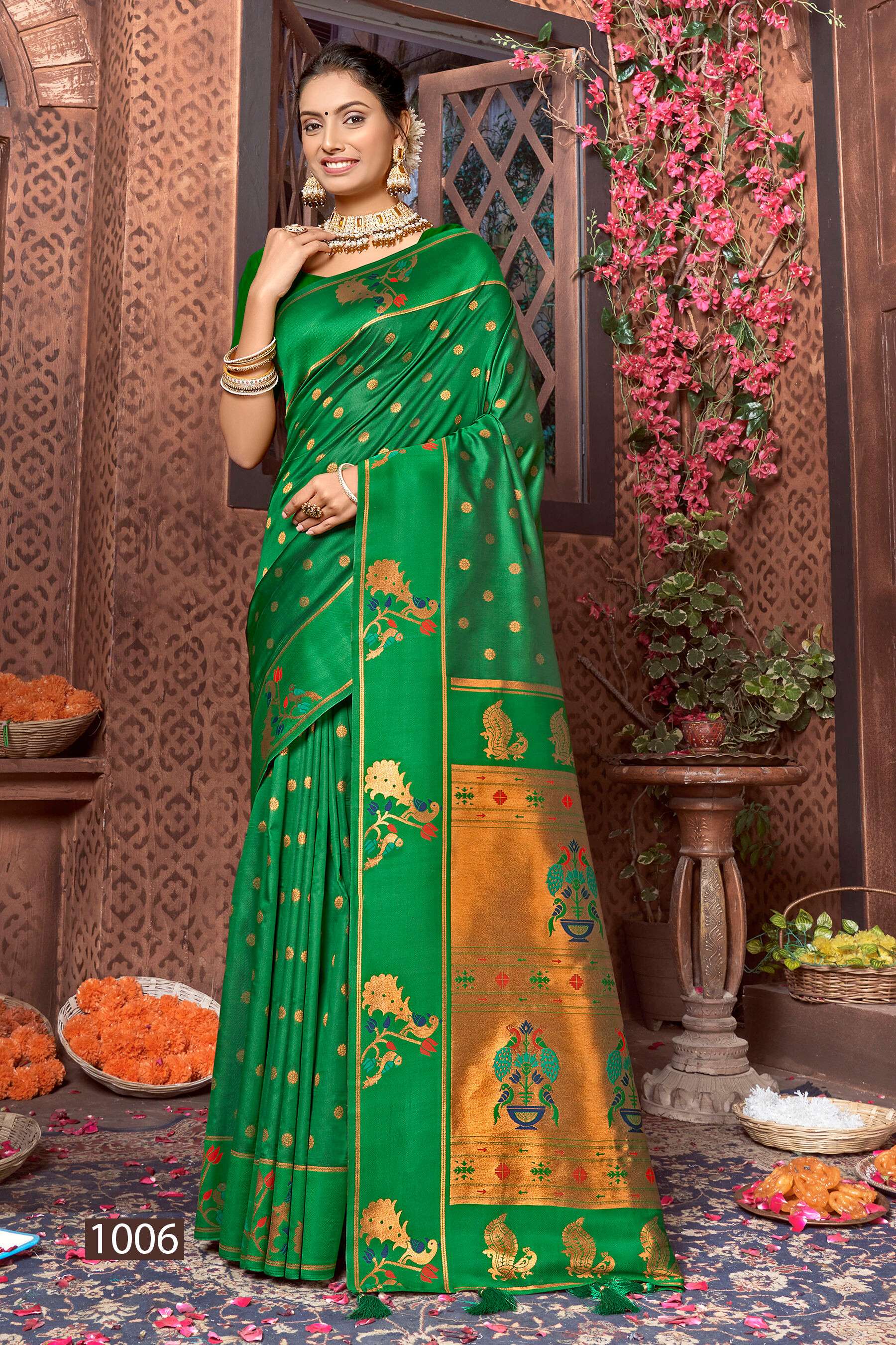 Saroj Paarvati vol.3 50*600 silk saree  Saree Wholesale catalog    