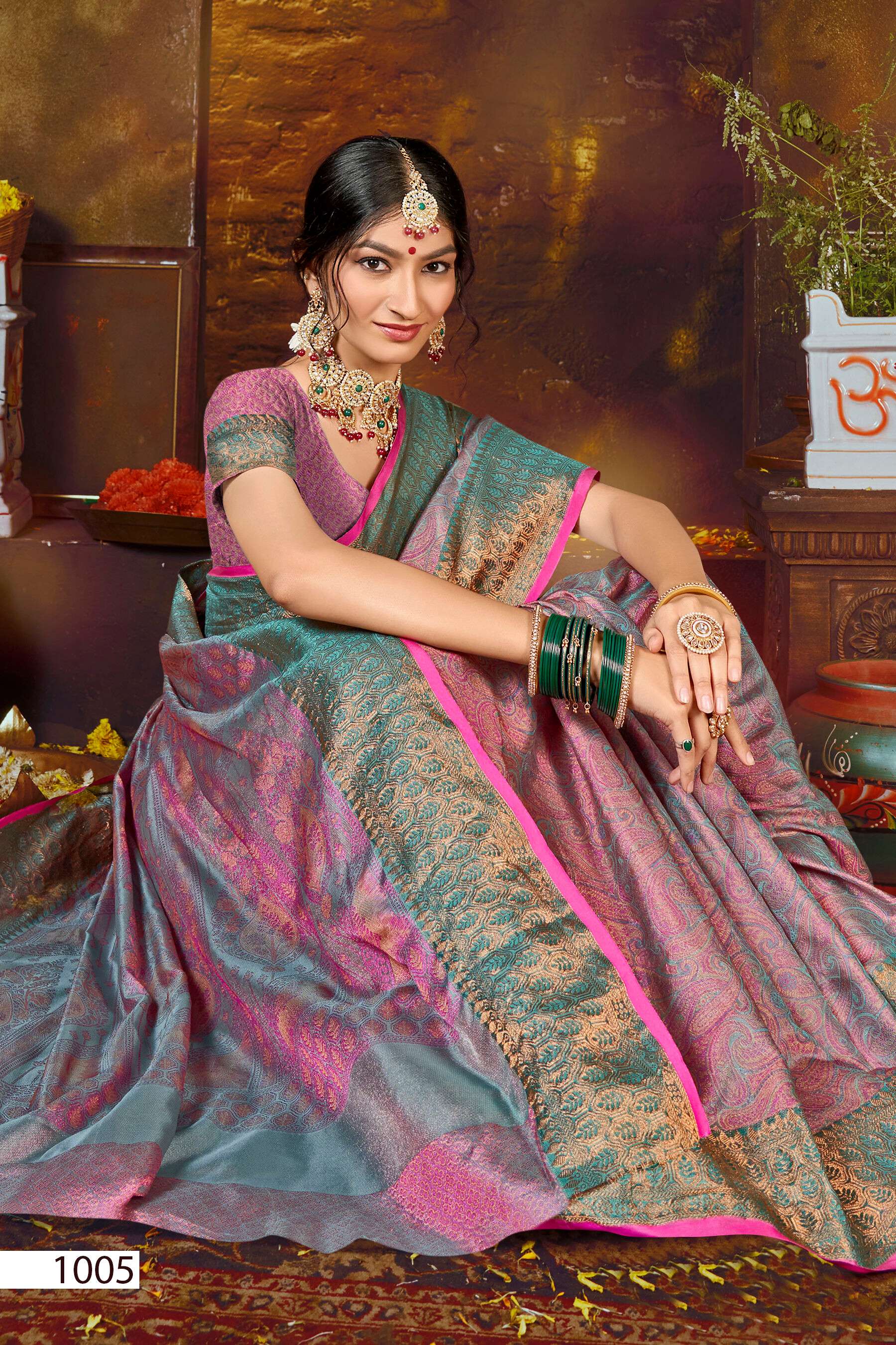 Saroj  SAMHITA Vol.1  Silk saree  Wholesale catalog  