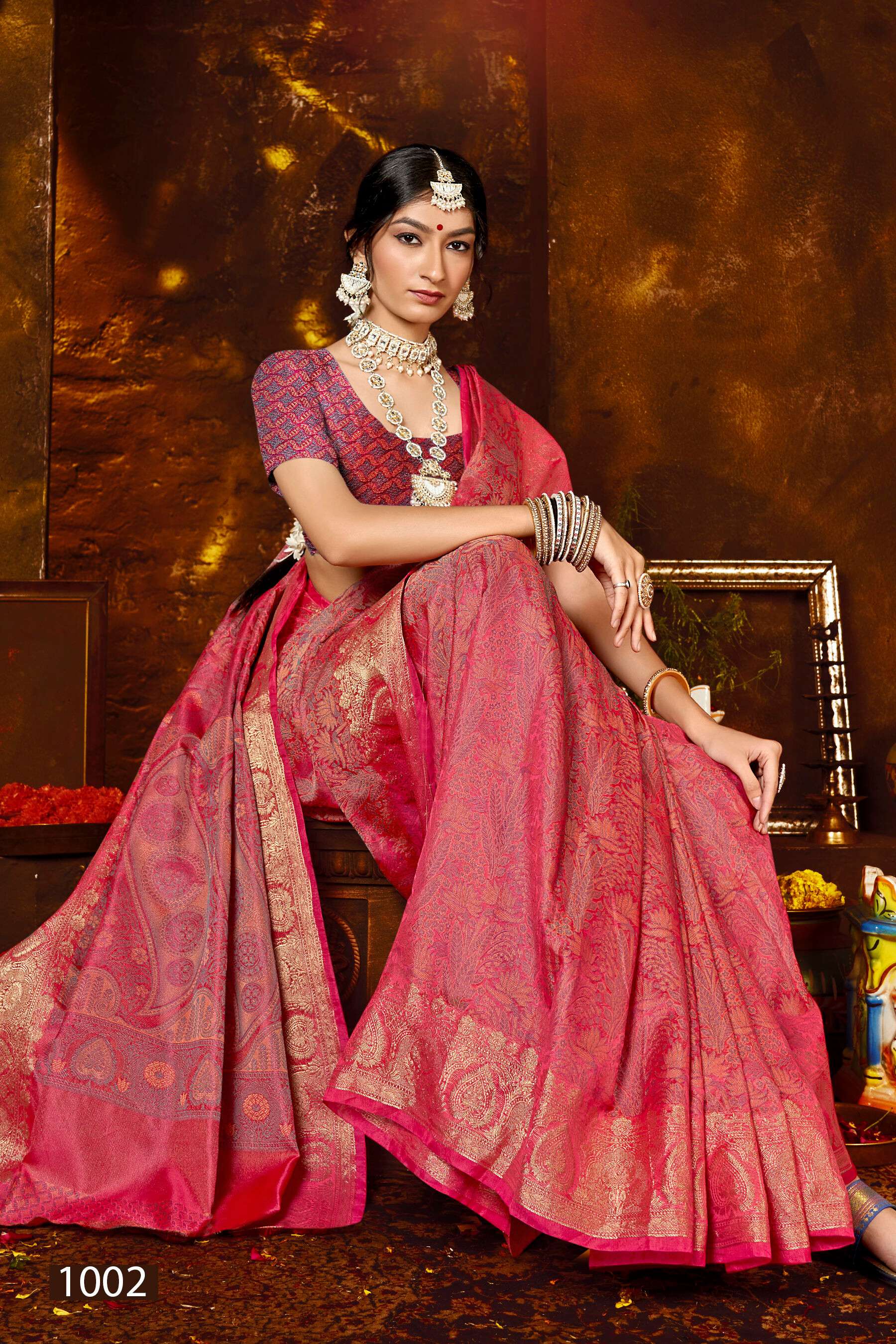 Saroj  SAMHITA Vol.2 Silk saree  Wholesale catalog 