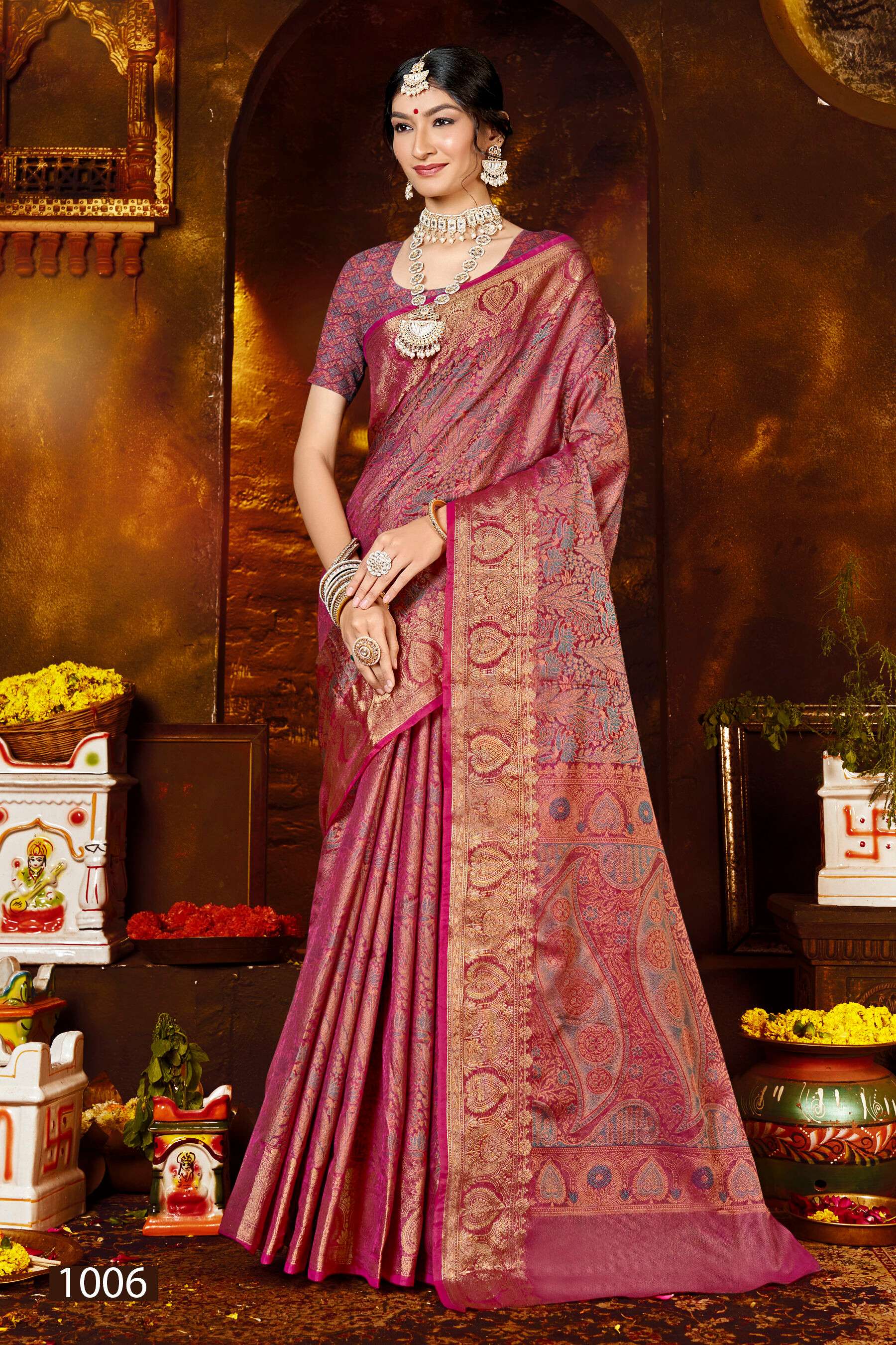 Saroj  SAMHITA Vol.2 Silk saree  Wholesale catalog 