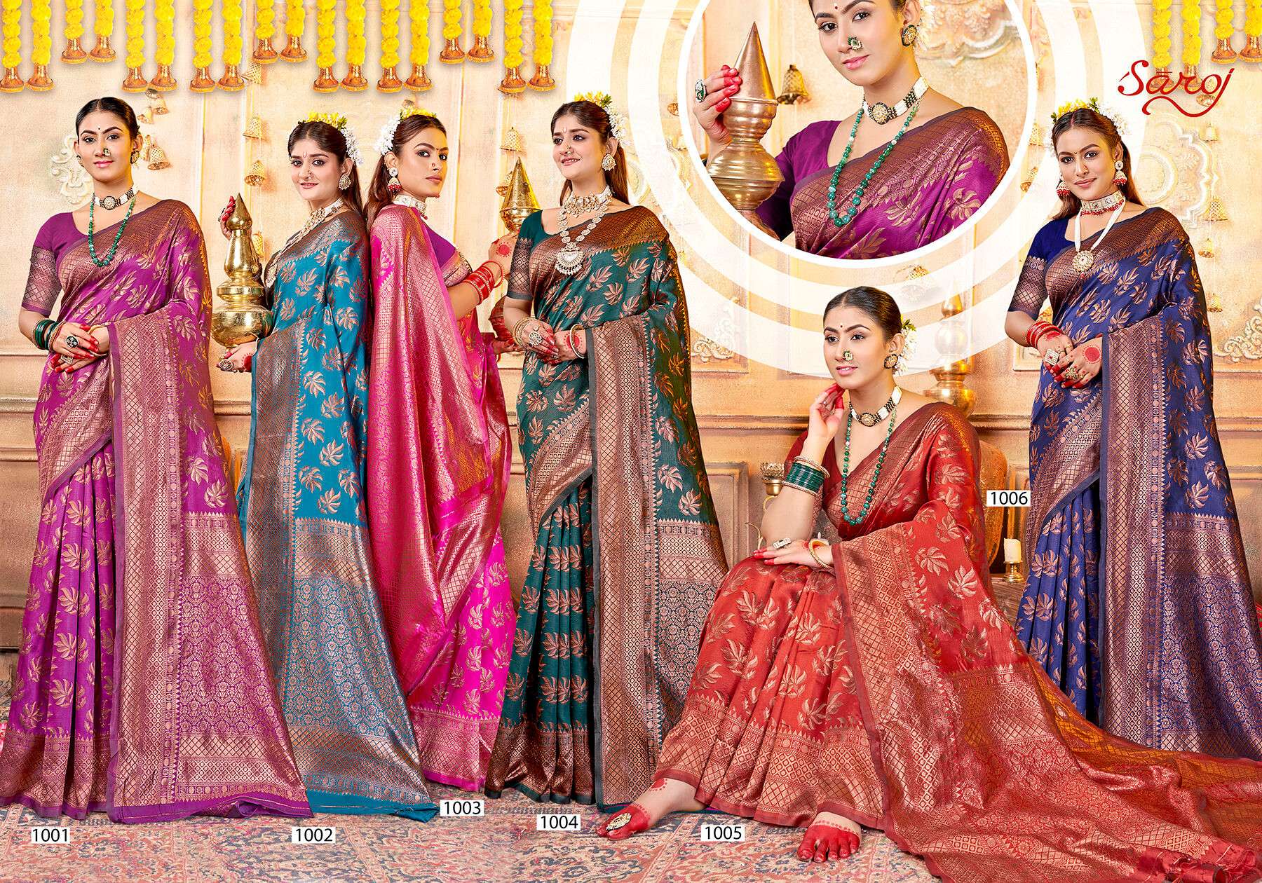 Saroj Shammiana Vol - 6 Soft silk saree