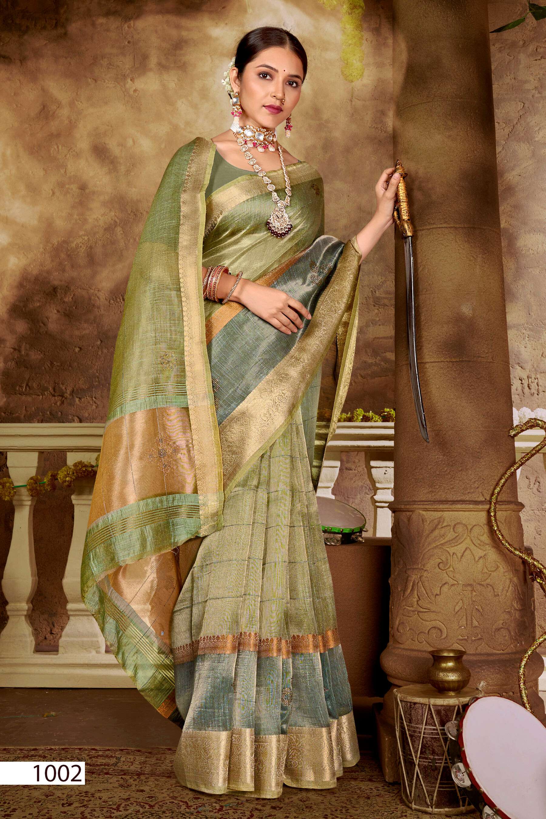 Saroj  SOUMYAA Soft organza saree Wholesale catalog  