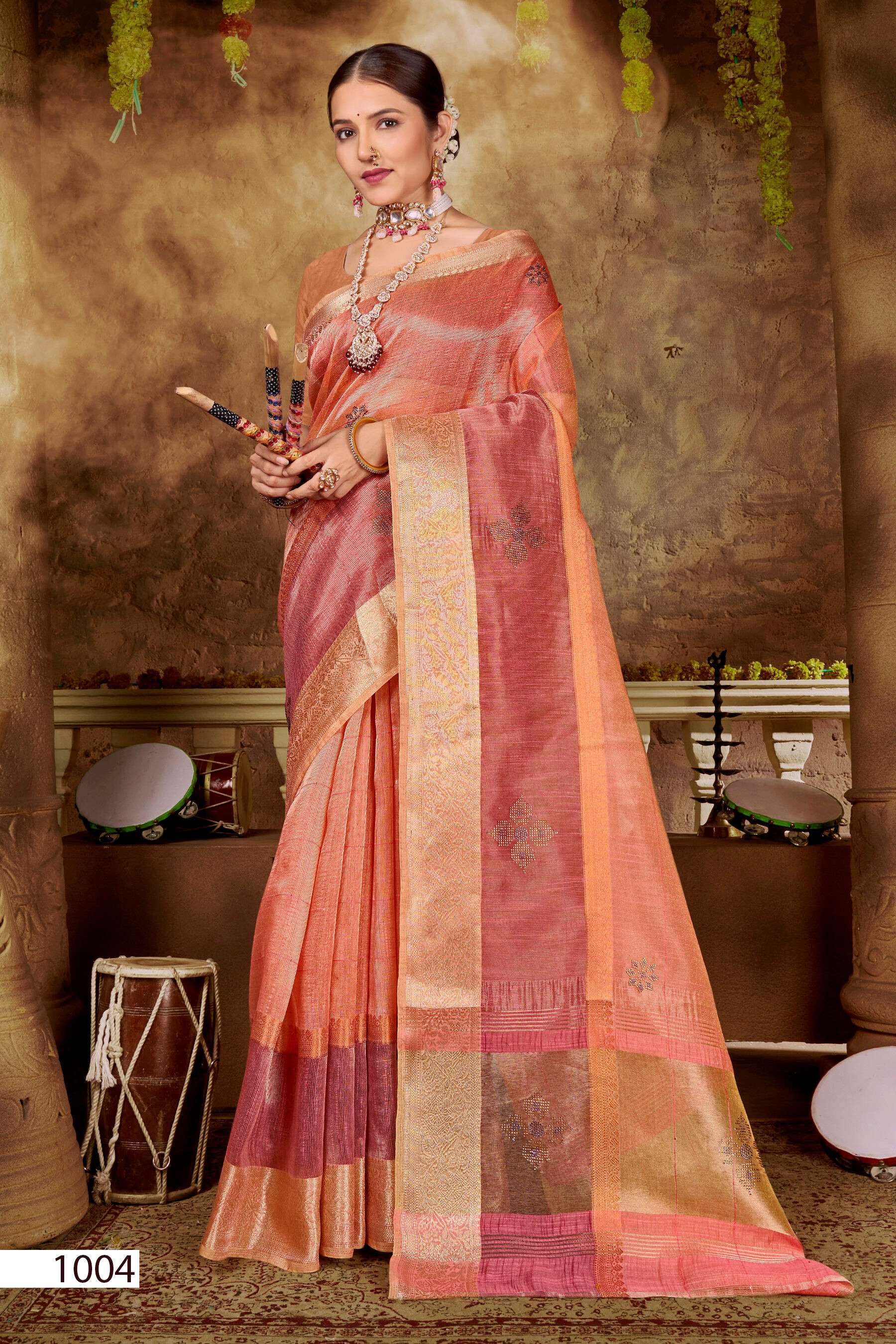 Saroj  SOUMYAA Soft organza saree Wholesale catalog  