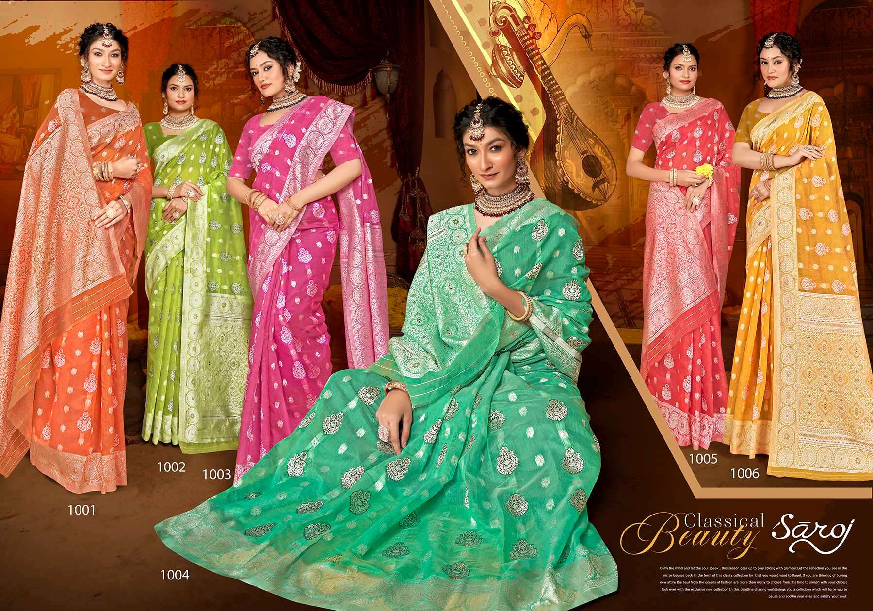 Saroj Vaanyaa vol.3  Soft cotton Saree Wholesale catalog