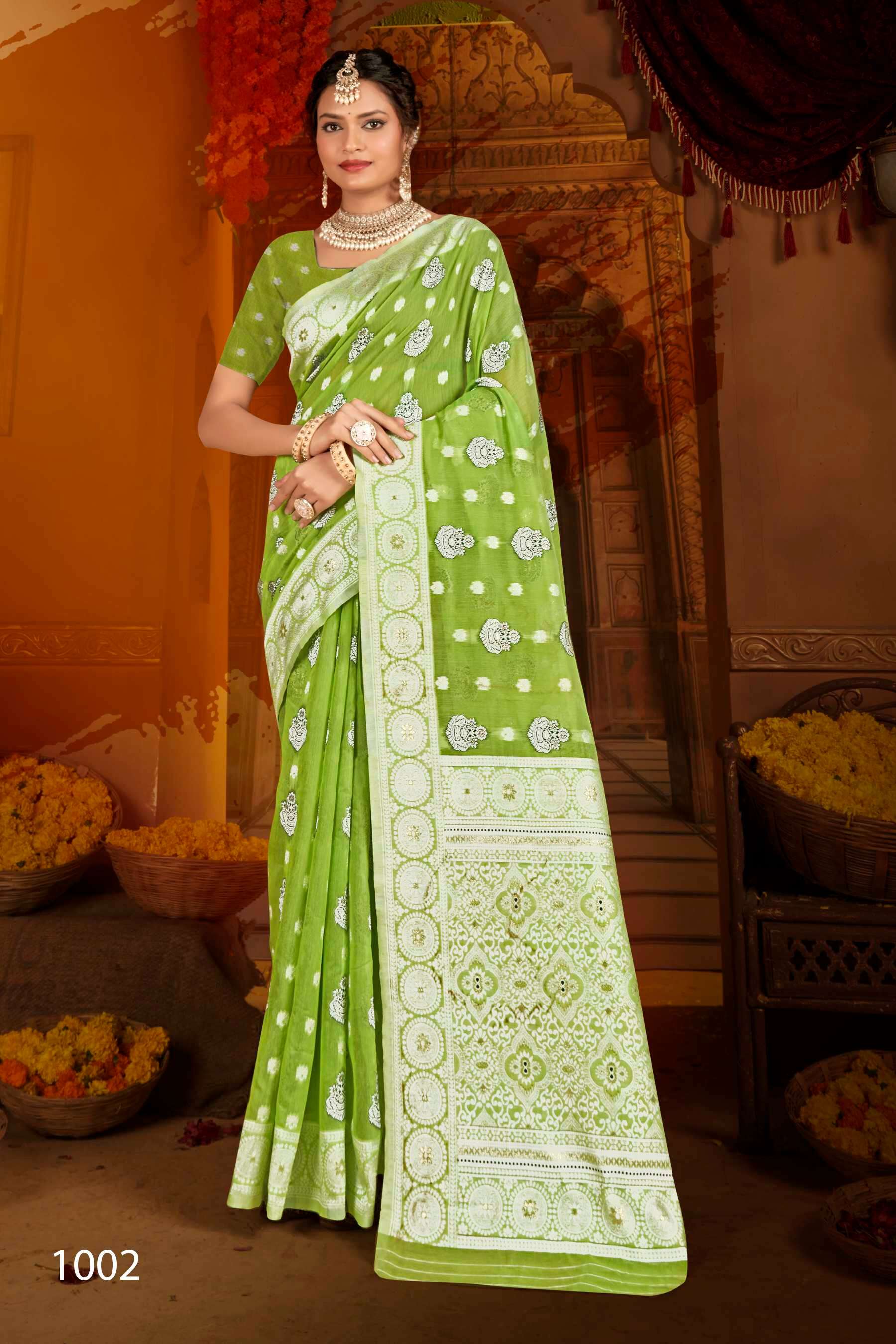 Saroj Vaanyaa vol.3  Soft cotton Saree Wholesale catalog