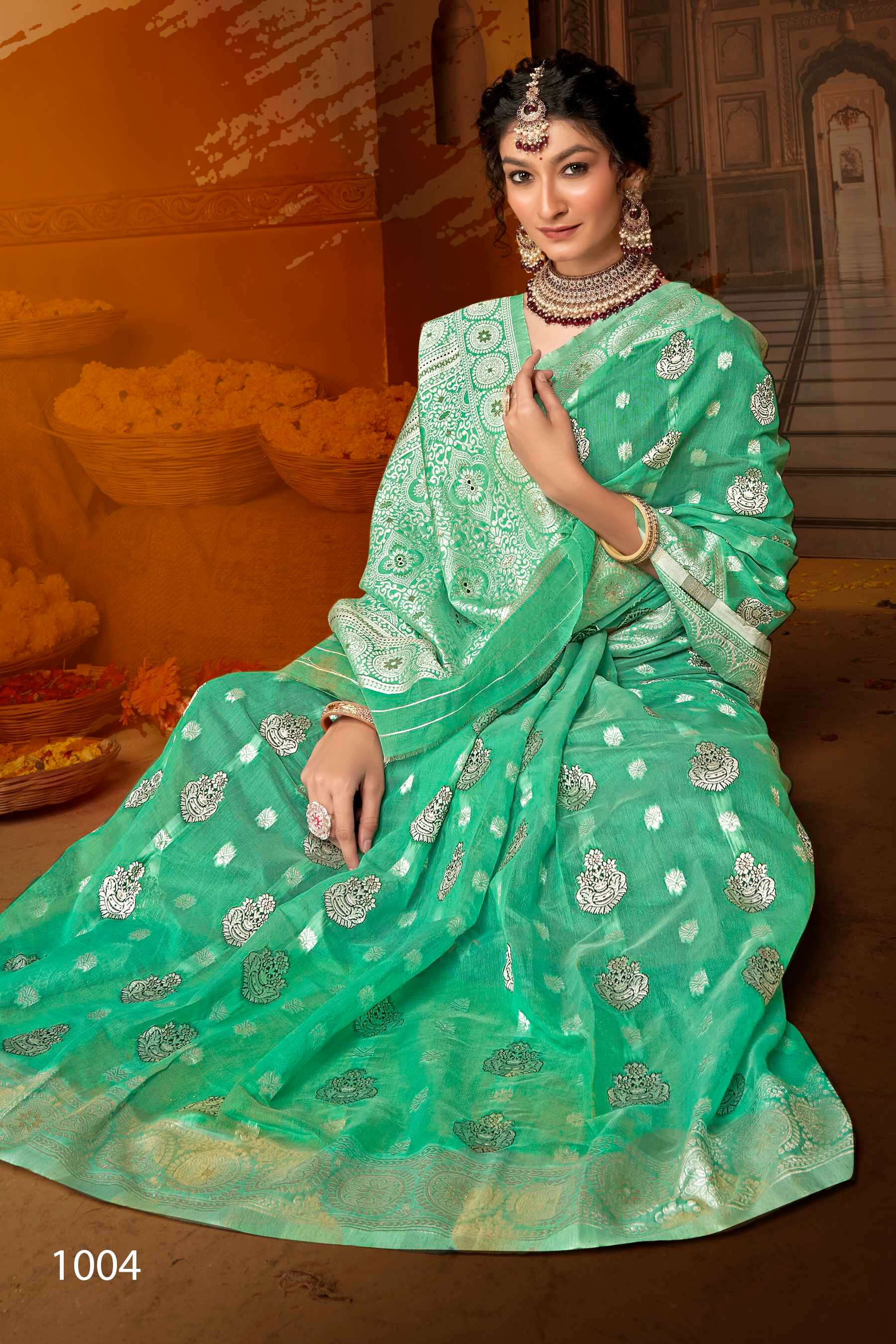 Saroj Vaanyaa vol.3  Soft cotton Saree Wholesale catalog