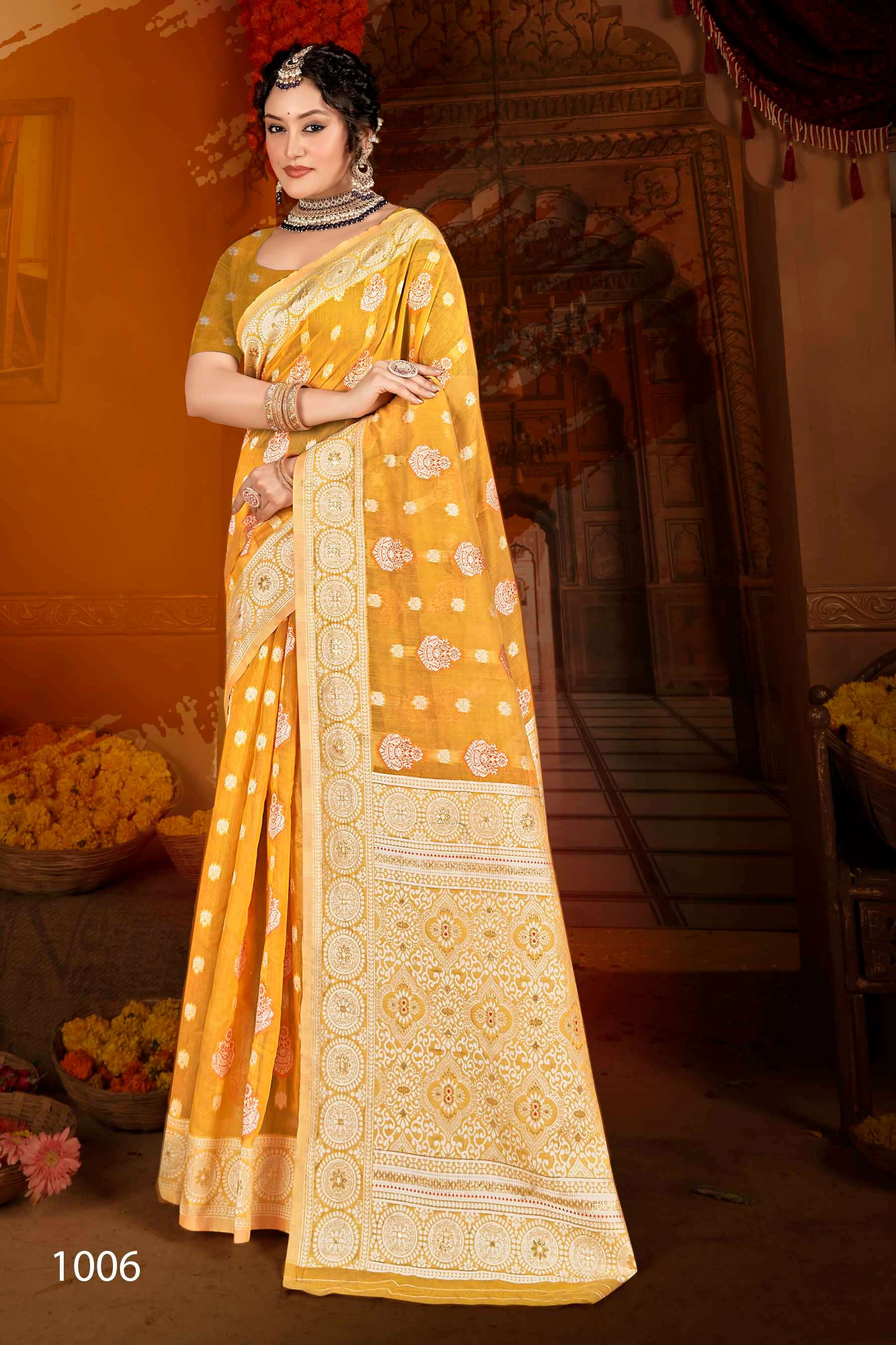 Saroj Vaanyaa vol.3  Soft cotton Saree Wholesale catalog