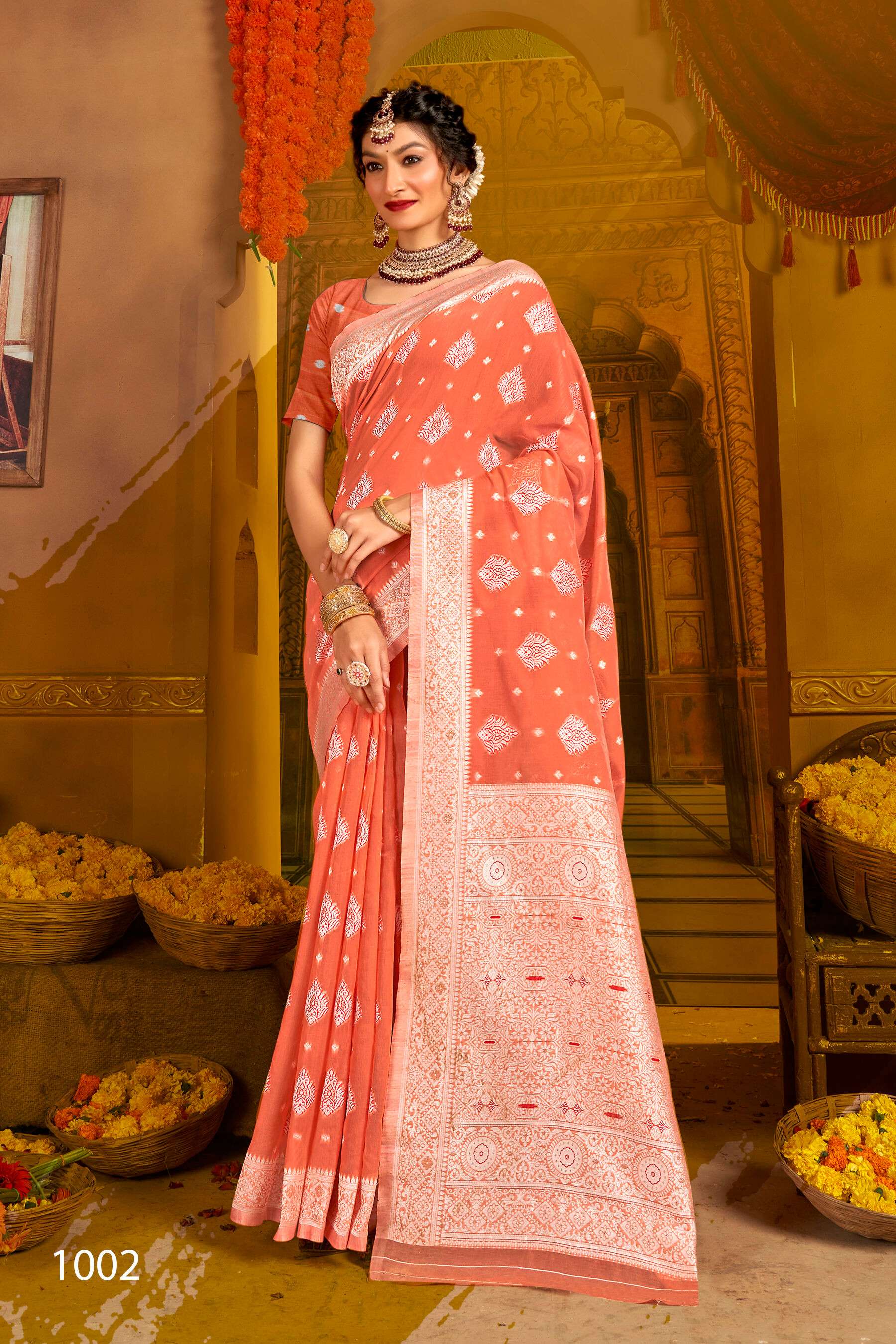 Saroj Vaanyaa vol.4  Soft cotton Saree Wholesale catalog