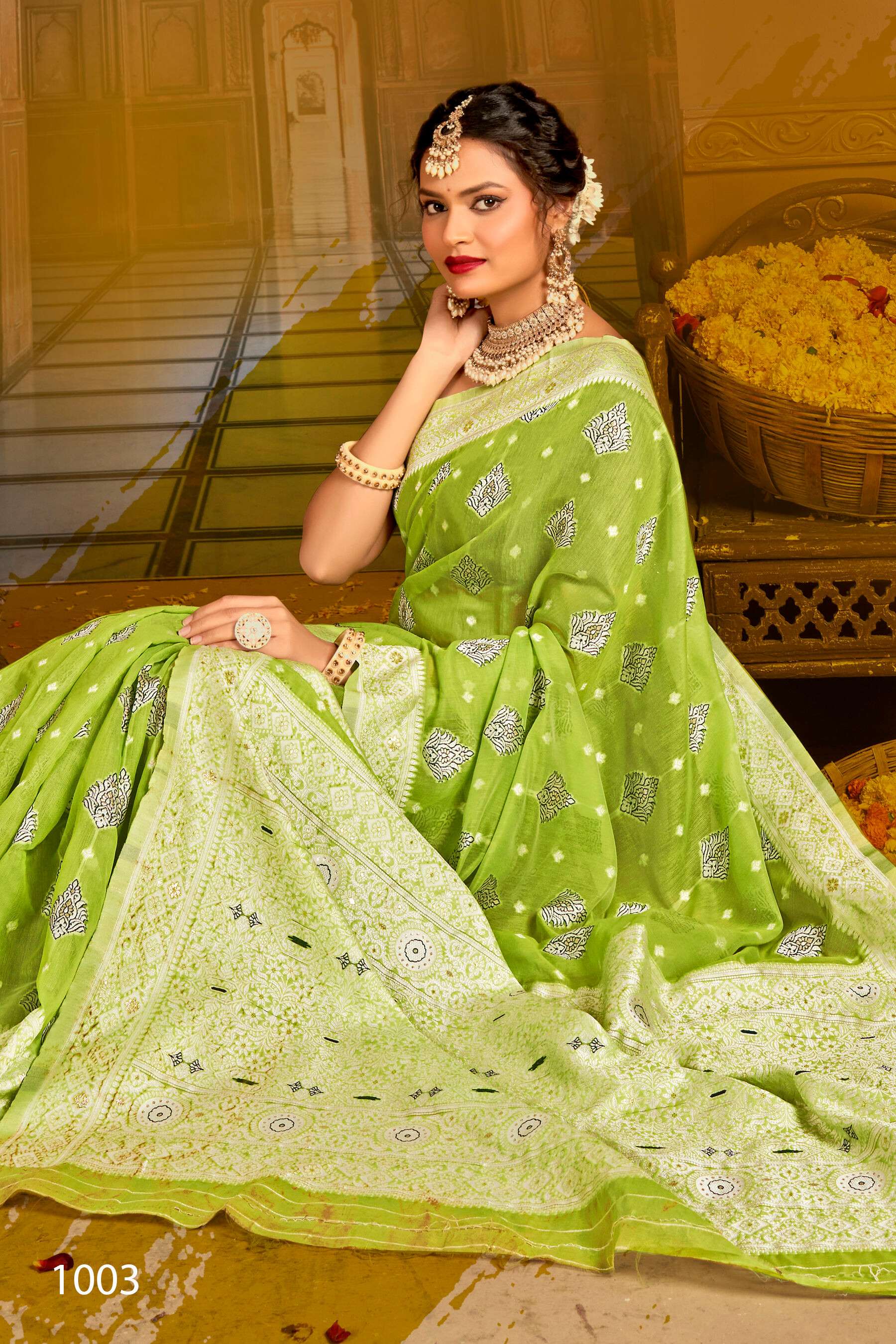Saroj Vaanyaa vol.4  Soft cotton Saree Wholesale catalog
