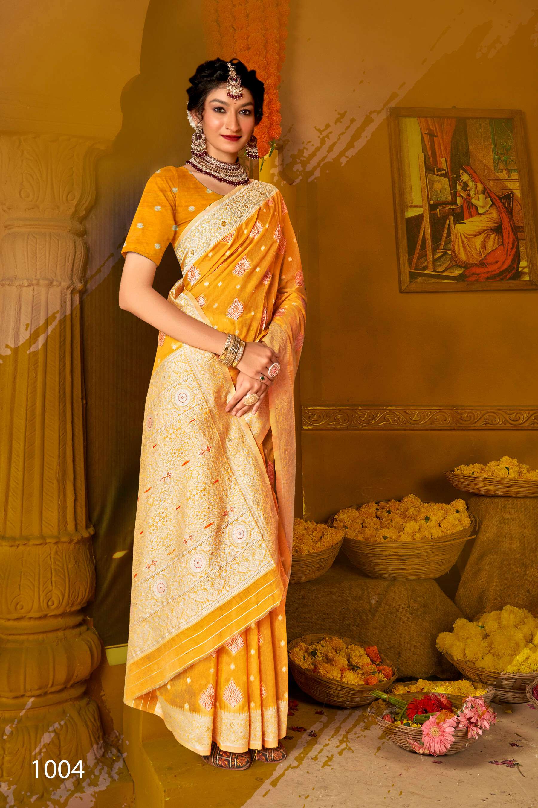 Saroj Vaanyaa vol.4  Soft cotton Saree Wholesale catalog