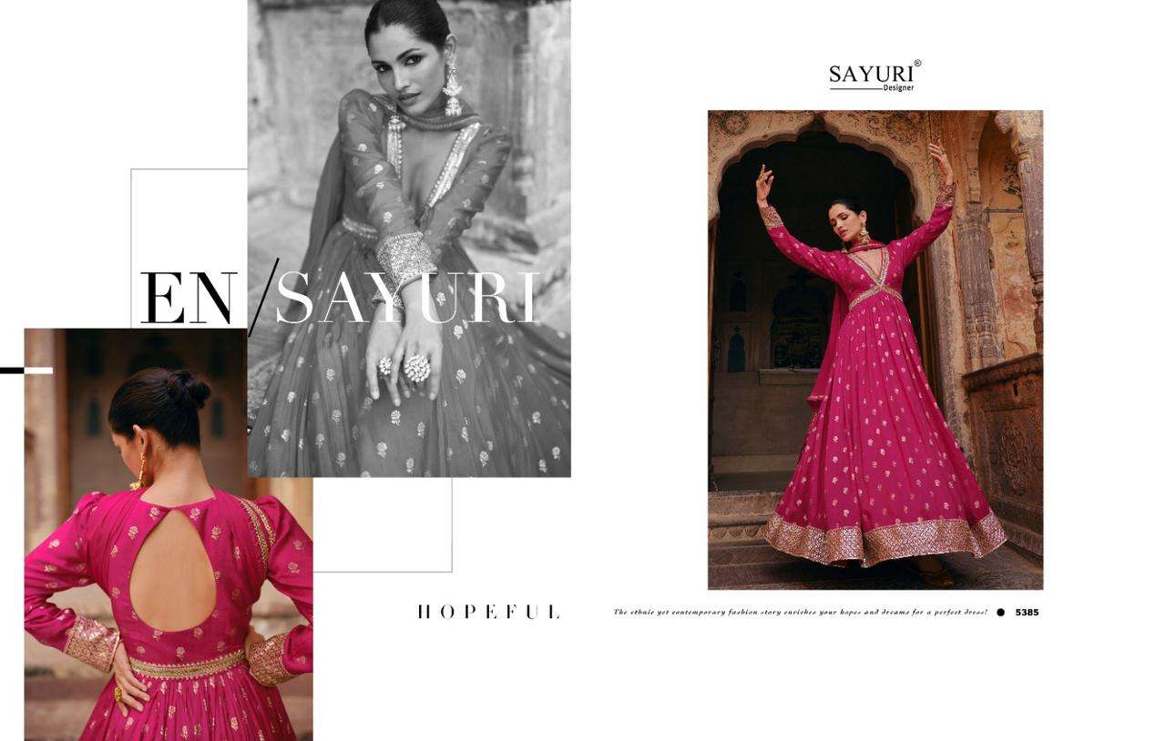 SAYURI DESIGNER Apsara Viscose Designer Gown Wholesale catalog