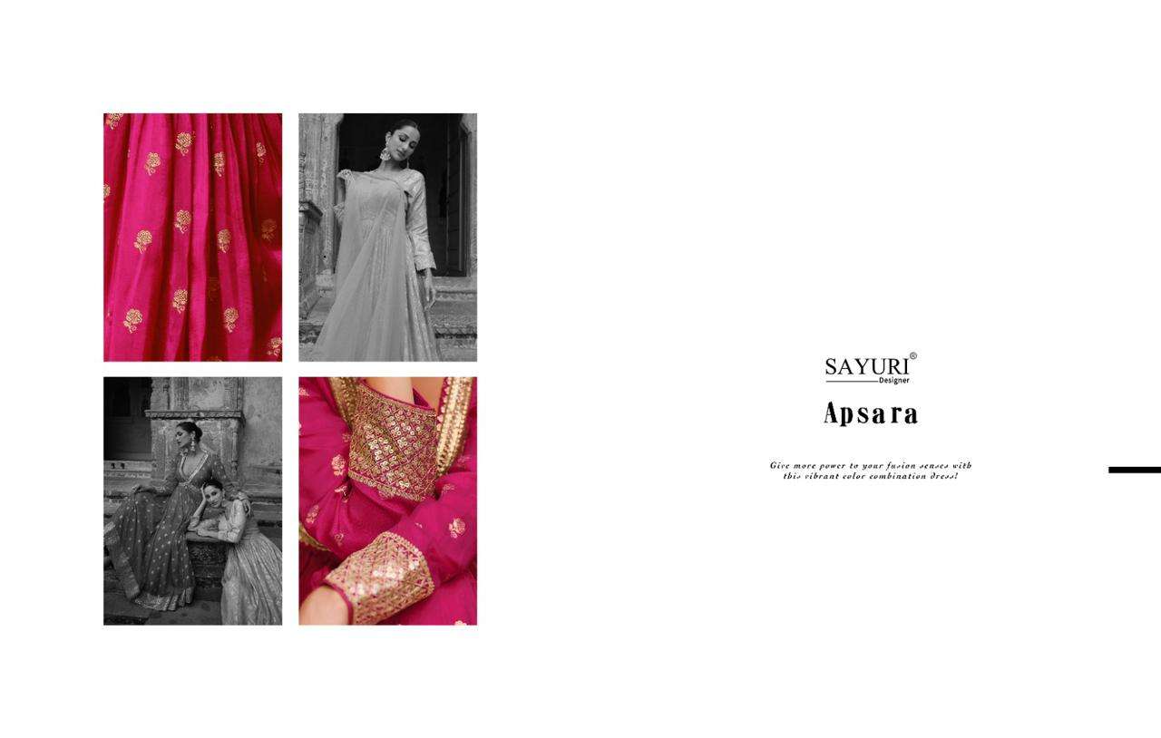 SAYURI DESIGNER Apsara Viscose Designer Gown Wholesale catalog