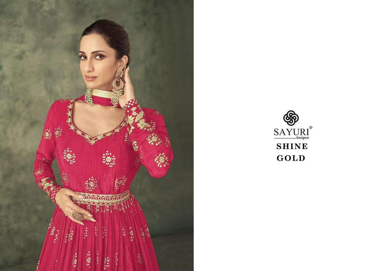 SAYURI DESIGNER SHINE GOLD Gown Wholesale catalog