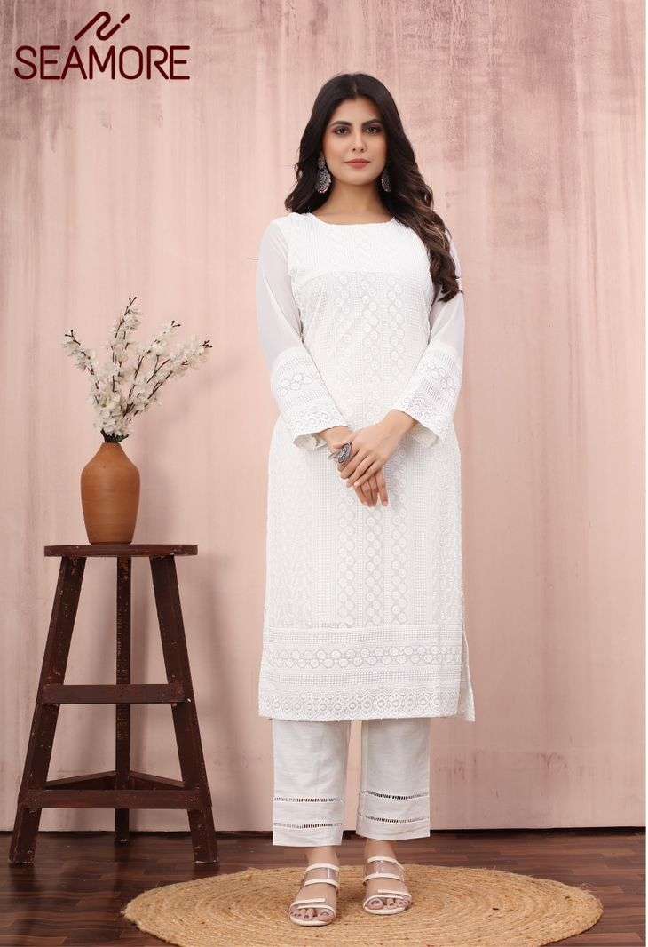 Seamore PINK PLAK Vol -2 D-3015 Kurti Wholesale catalog