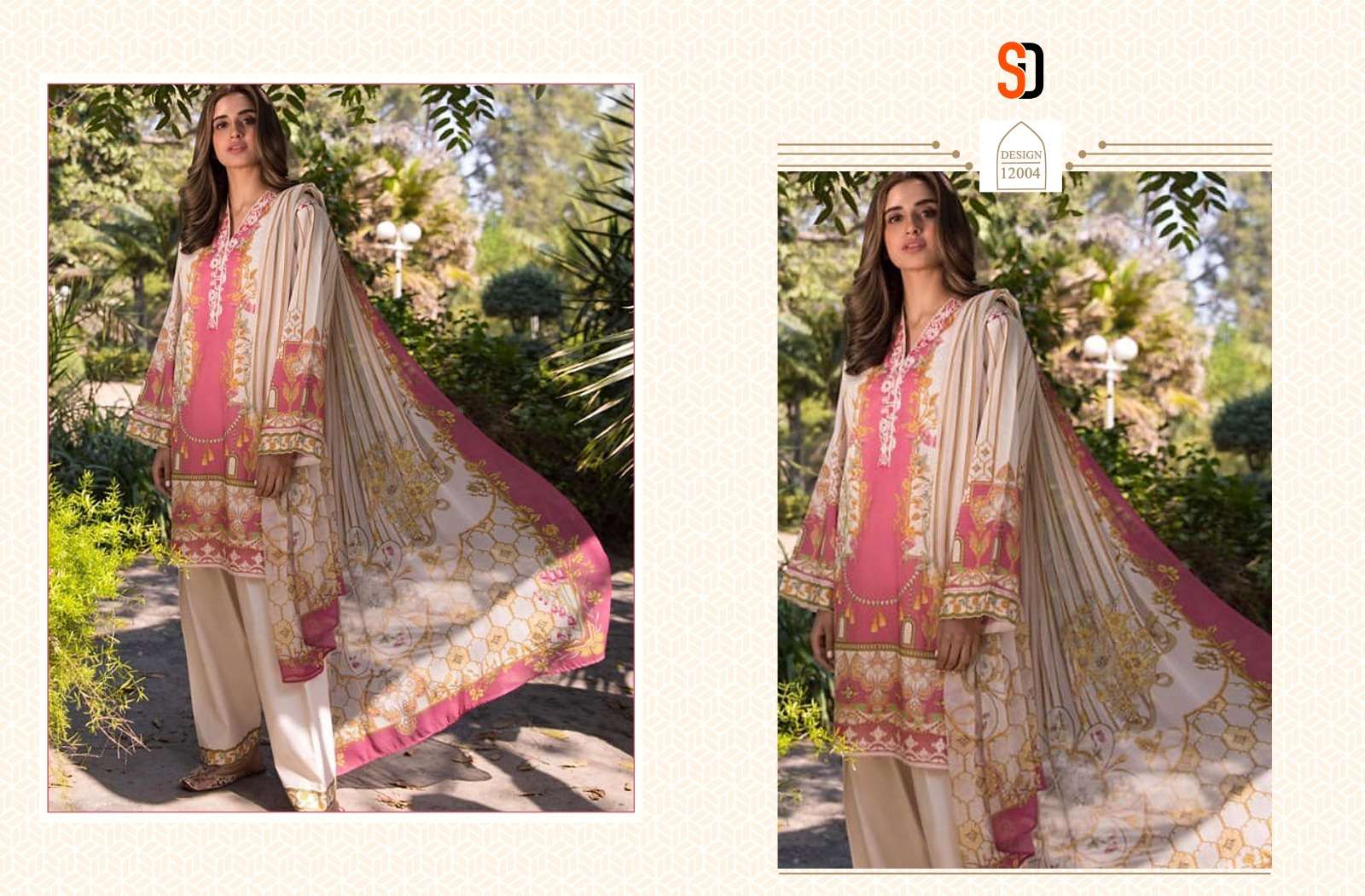 Shraddha Vintage Vol 12 Chiffon Dupatta Pakistani Suits Wholesale catalog