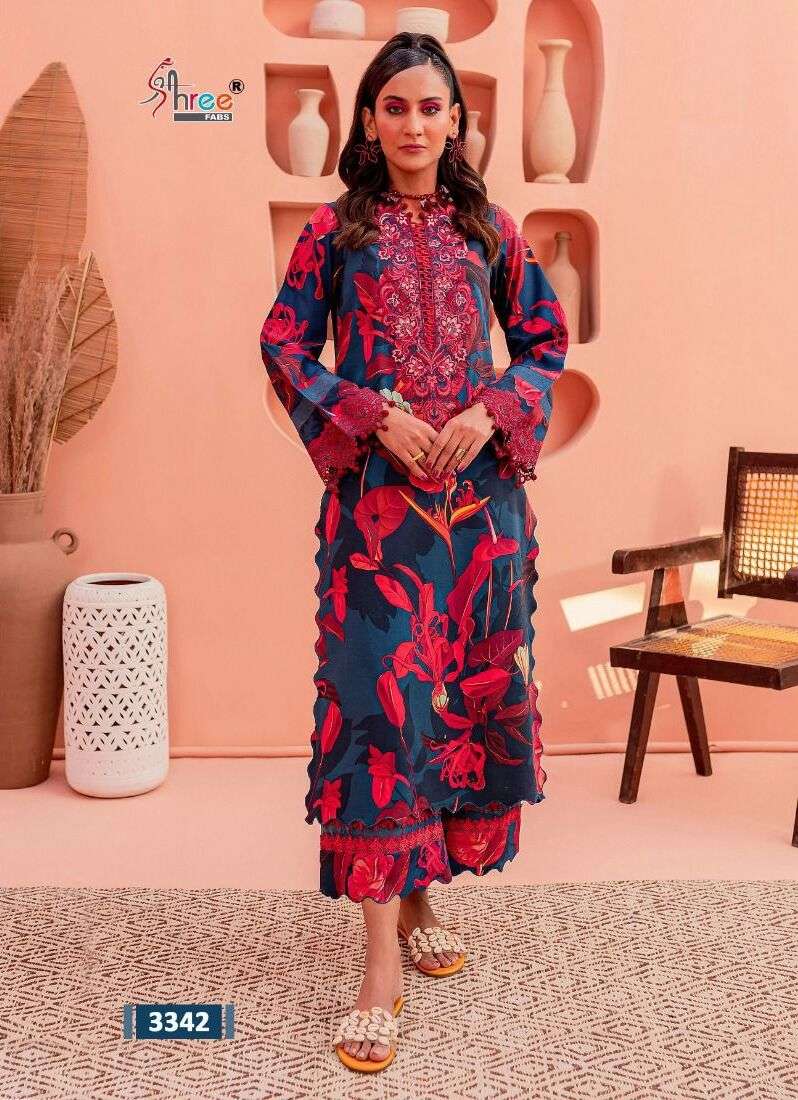 Shree Mariya B Flora Vol 1 Chiffon Dupatta Pakistani Suits Wholesale catalog
