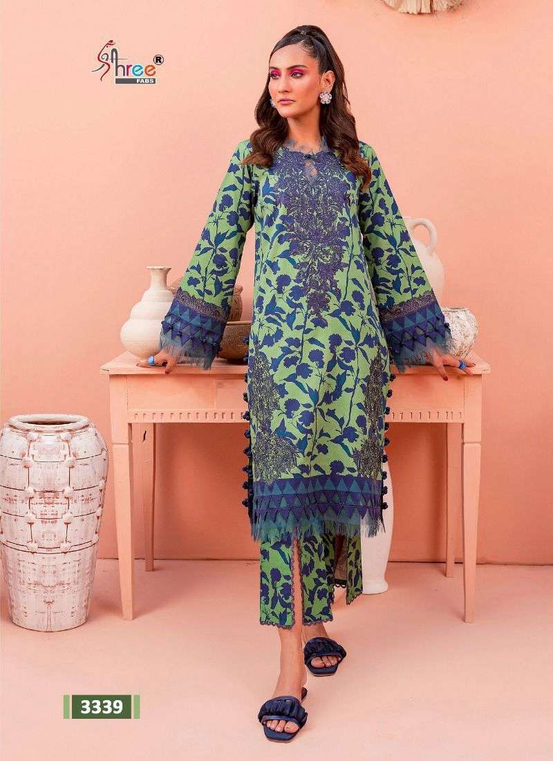 Shree Mariya B Flora Vol 1 Cotton Dupatta Pakistani Suits Wholesale catalog