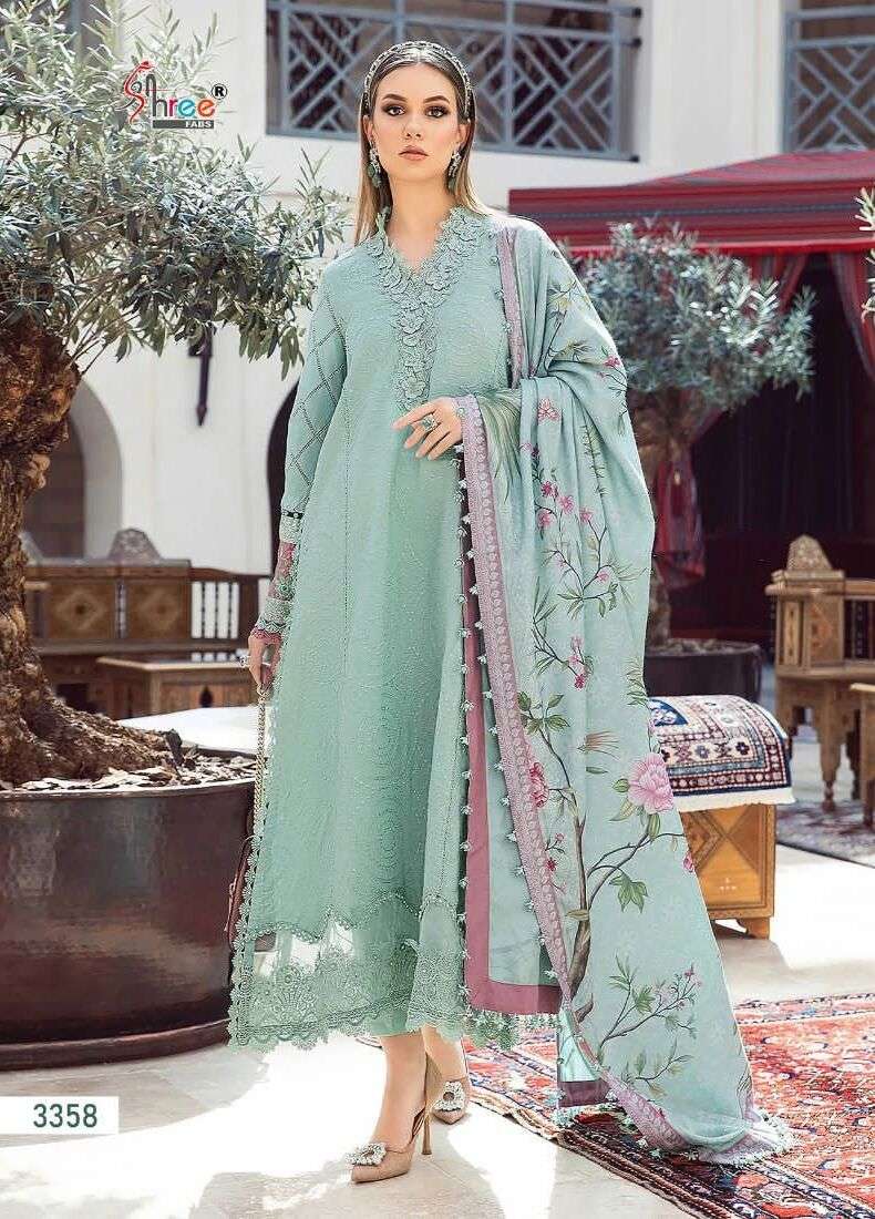 Shree Mariya B Vol 7 Chiffon Dupatta Pakistani Suits Wholesale catalog