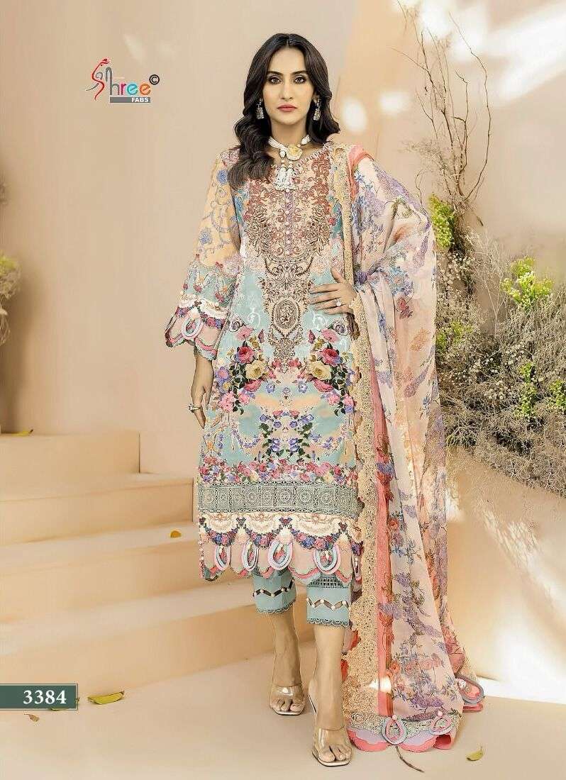 Shree Needle Wonder Vol 4 Cotton Dupatta Salwar Suits Wholesale catalog