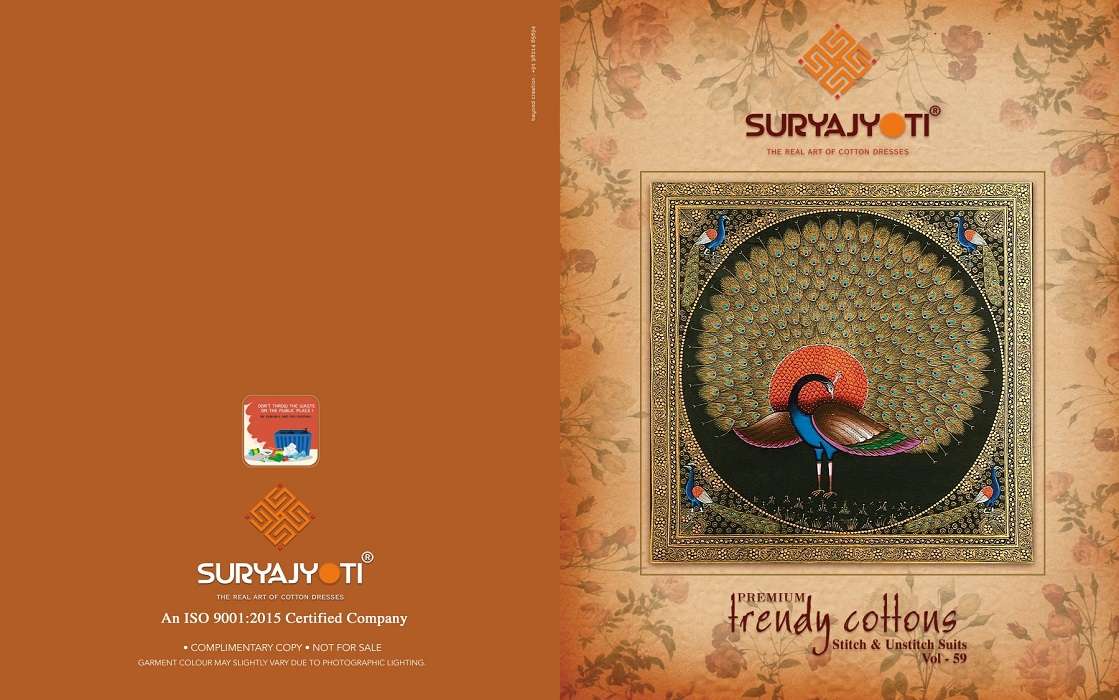 Suryajyoti Trendy Cotton Vol – 59 -Dress Material -Wholesale Catalog