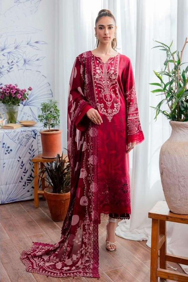 Taj 467 And 468 Cotton Dupatta Salwar Suits Wholesale catalog