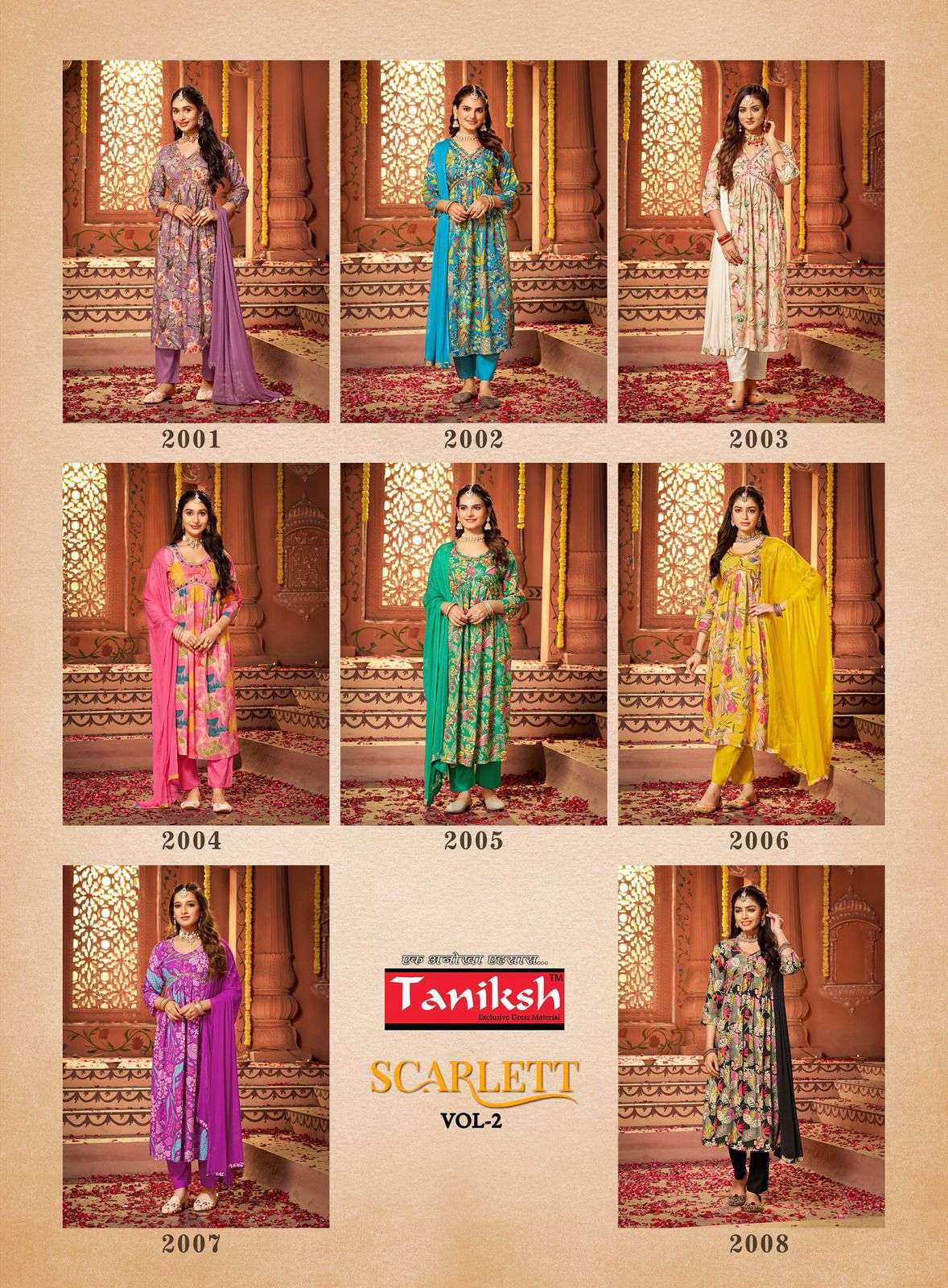 TANIKSH SCARLETT vol - 2 Kurti Wholesale catalog 