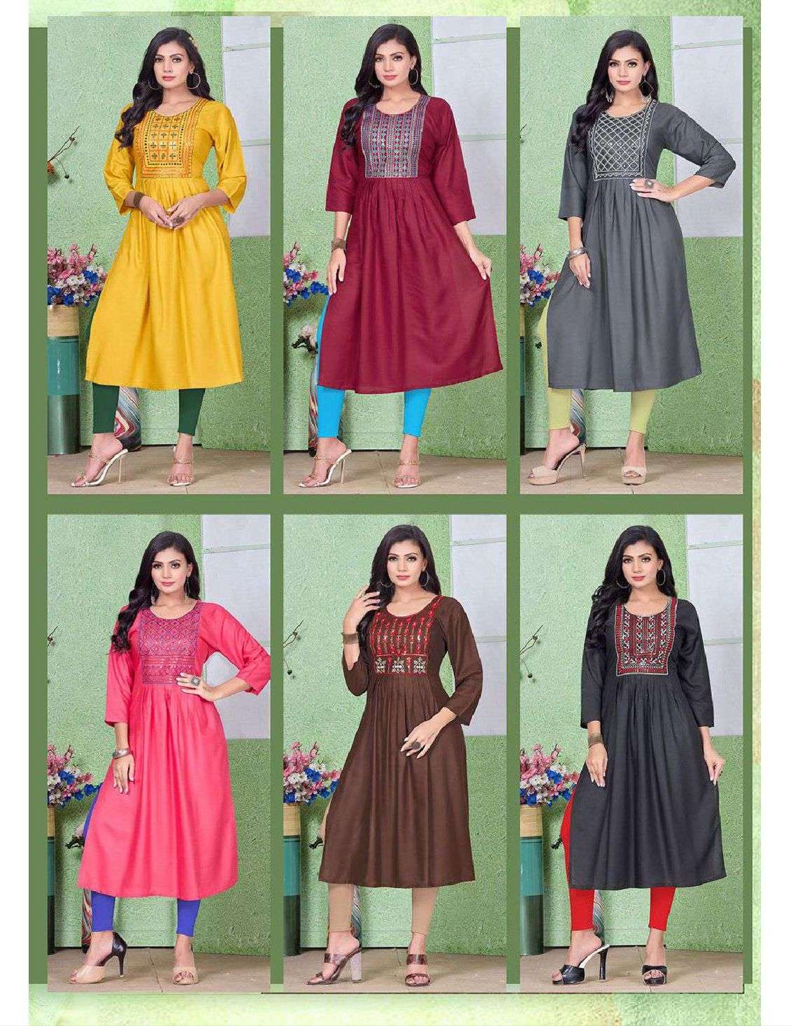 TRENDY CHICAGO V2 Kurti Wholesale catalog