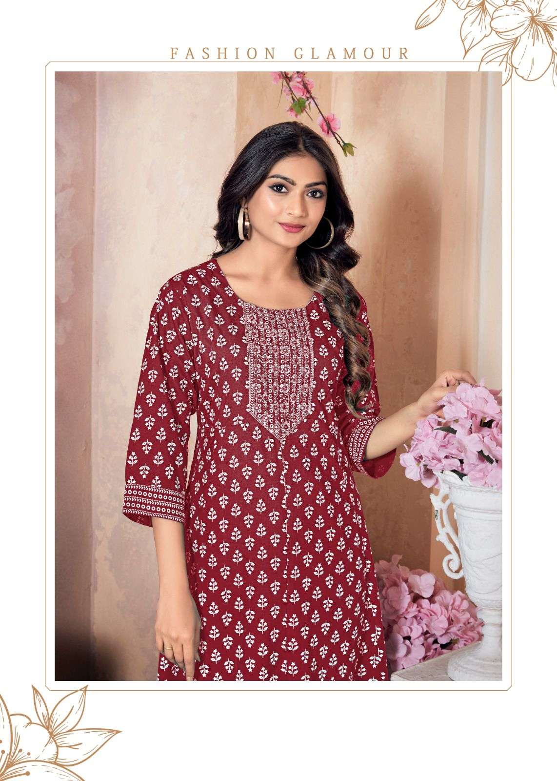 Women Sherwani Khadi Kurti & Pant