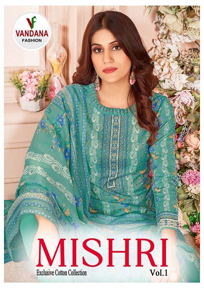 Vandana Mishri -1- Dress Material -Wholesale Catalog