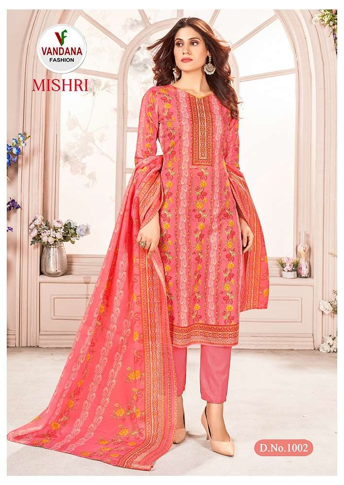 Vandana Mishri -1- Dress Material -Wholesale Catalog