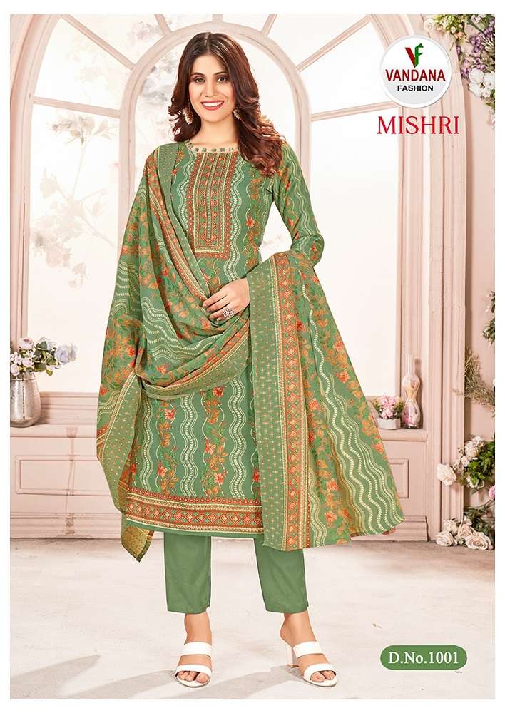 Vandana Mishri -1- Dress Material -Wholesale Catalog