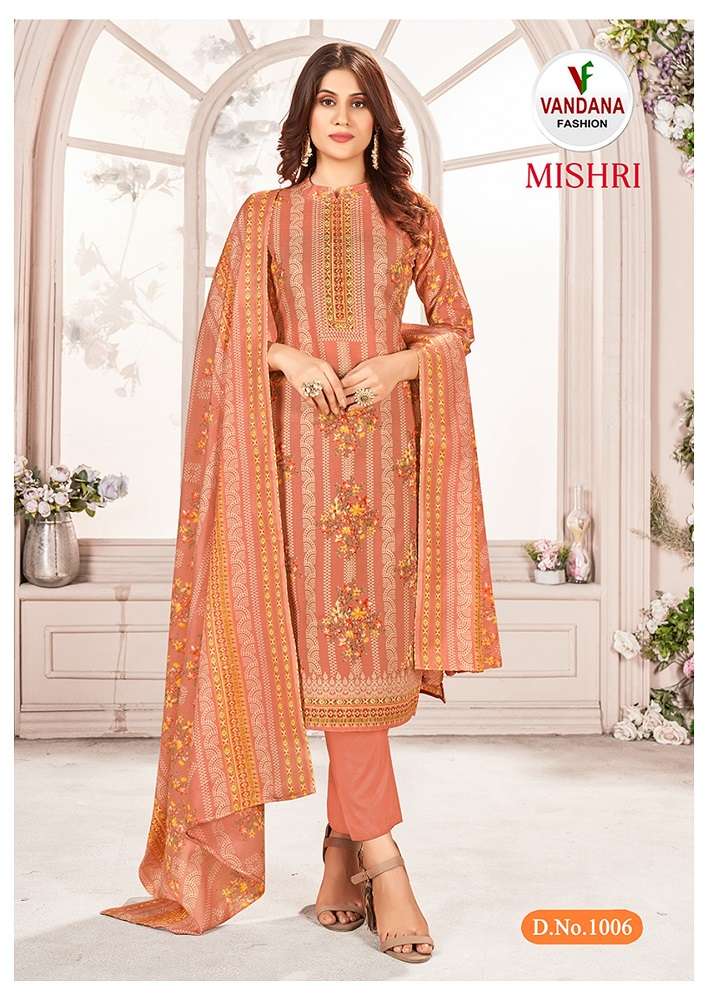 Vandana Mishri -1- Dress Material -Wholesale Catalog