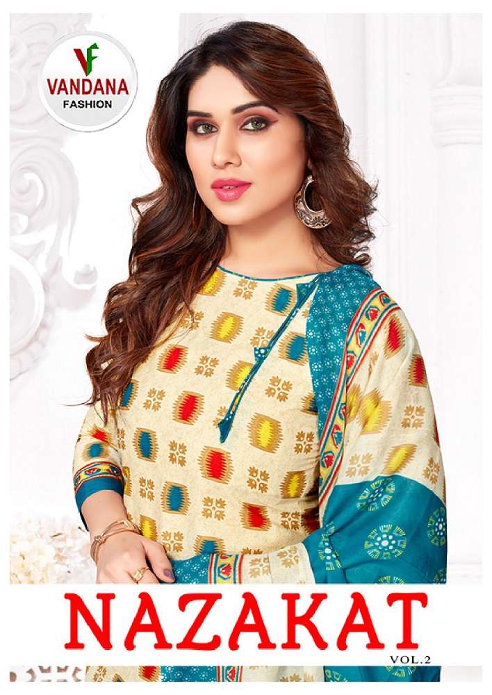 Vandana Nazakat Vol -2 -Dress Material -Wholesale Catalog
