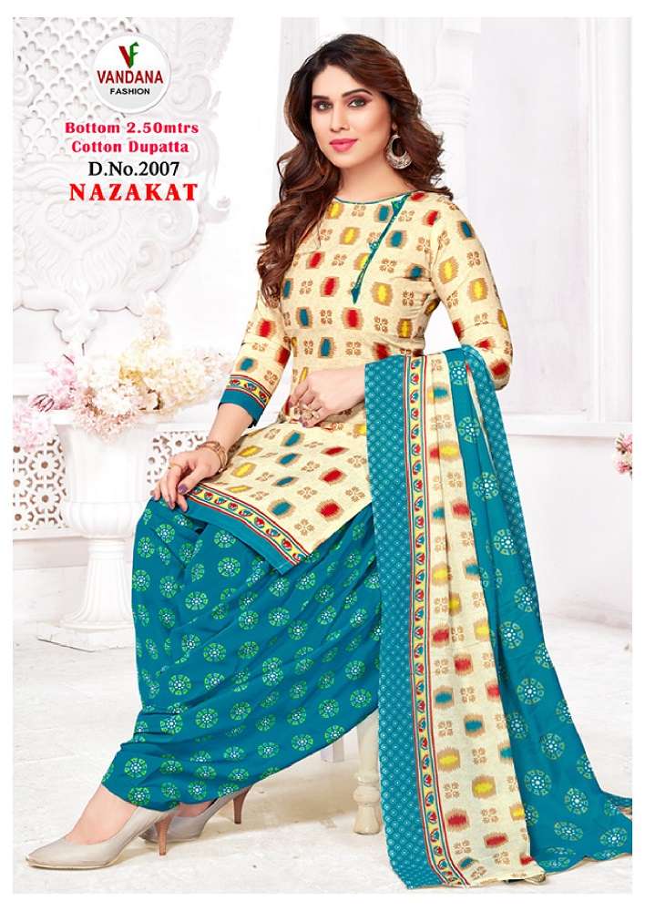 Vandana Nazakat Vol -2 -Dress Material -Wholesale Catalog