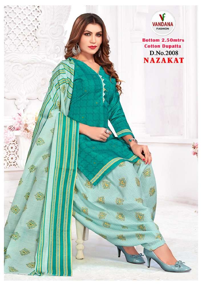 Vandana Nazakat Vol -2 -Dress Material -Wholesale Catalog