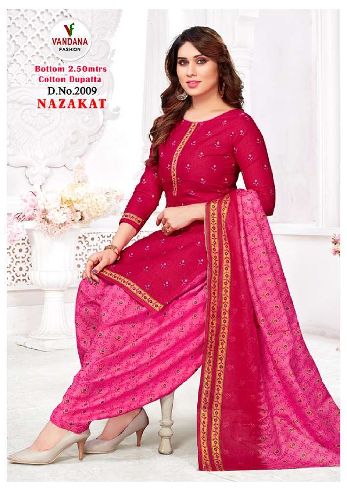 Vandana Nazakat Vol -2 -Dress Material -Wholesale Catalog