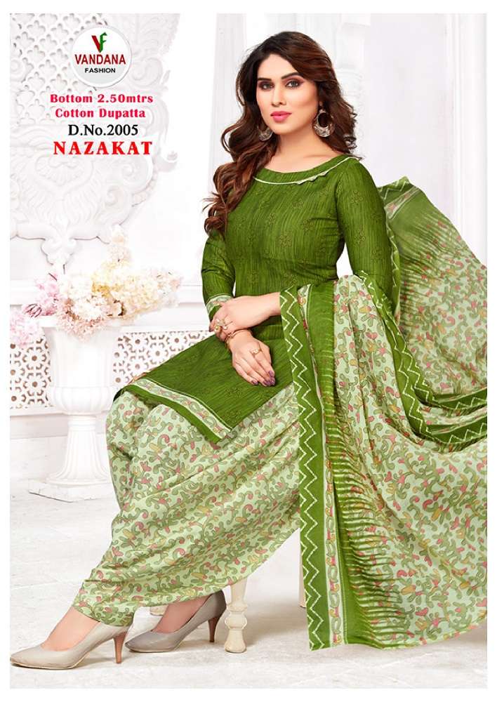 Vandana Nazakat Vol -2 -Dress Material -Wholesale Catalog