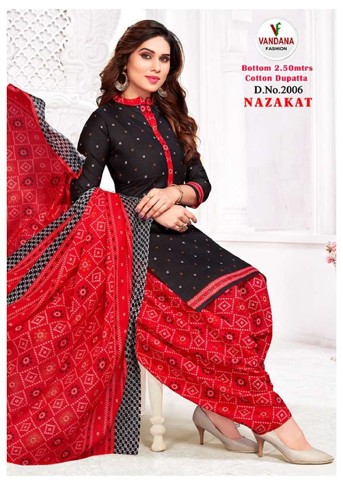 Vandana Nazakat Vol -2 -Dress Material -Wholesale Catalog