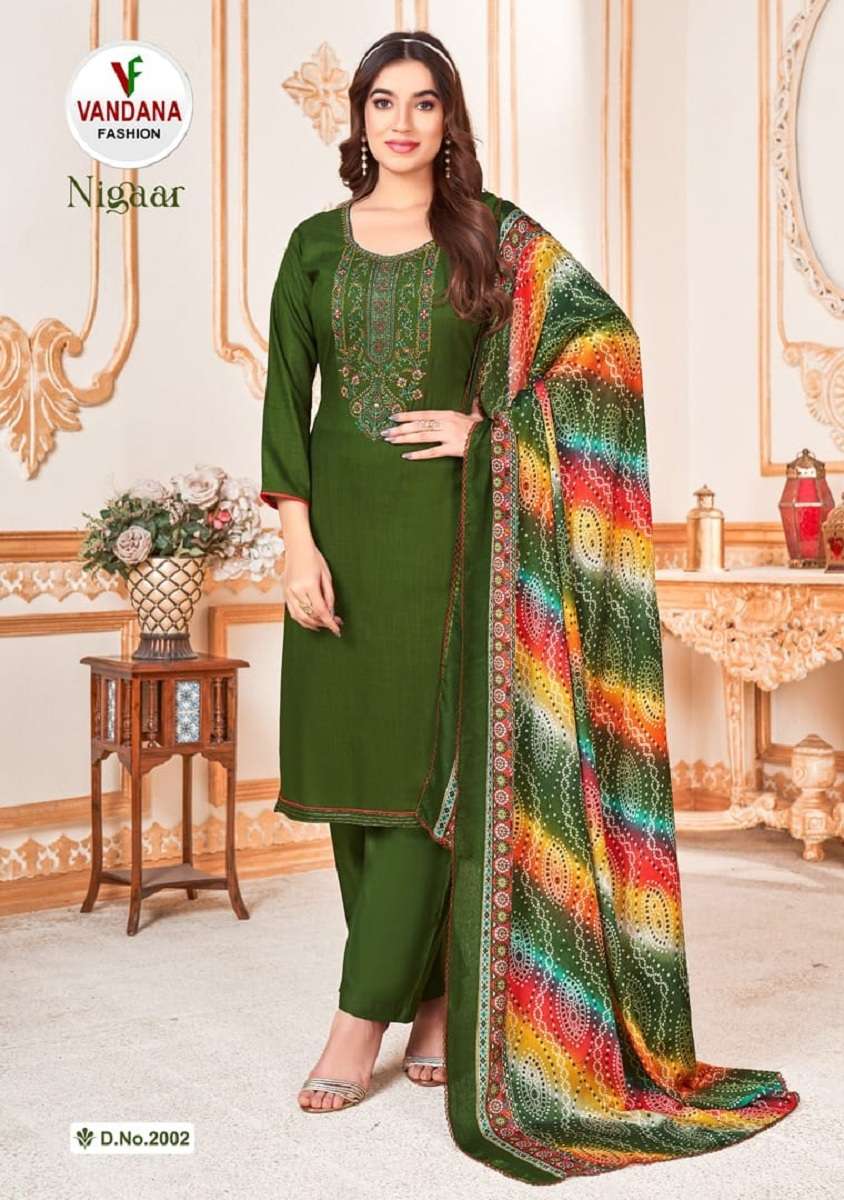 Vandana Nigaar Vol-2 -Dress Material -Wholesale Catalog