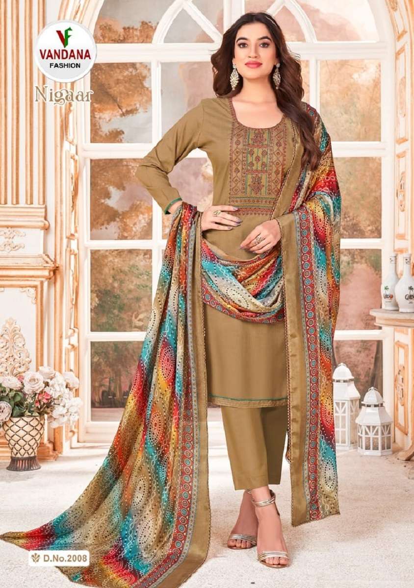 Vandana Nigaar Vol-2 -Dress Material -Wholesale Catalog