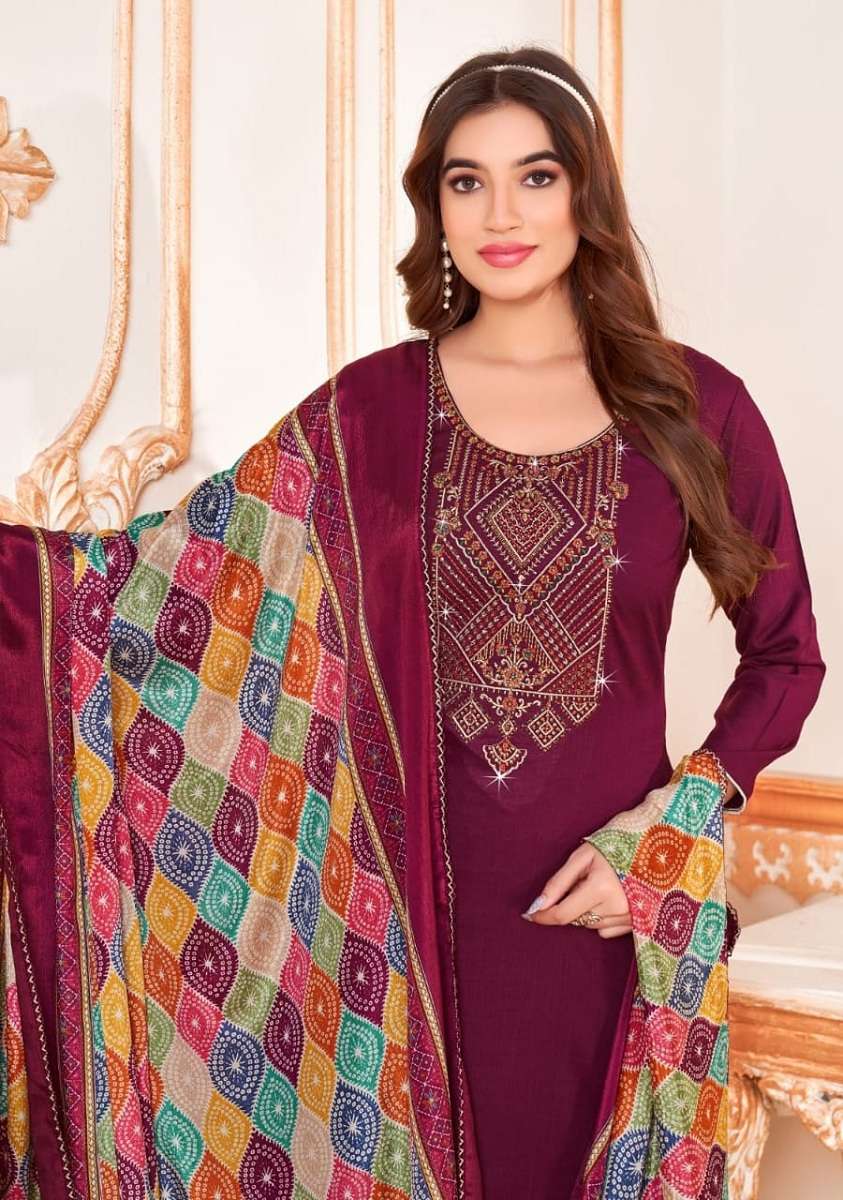 Vandana Nigaar Vol-2 -Dress Material -Wholesale Catalog