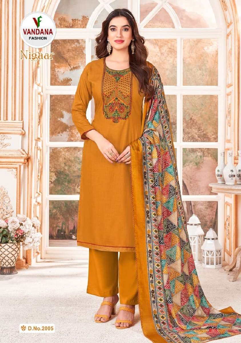 Vandana Nigaar Vol-2 -Dress Material -Wholesale Catalog