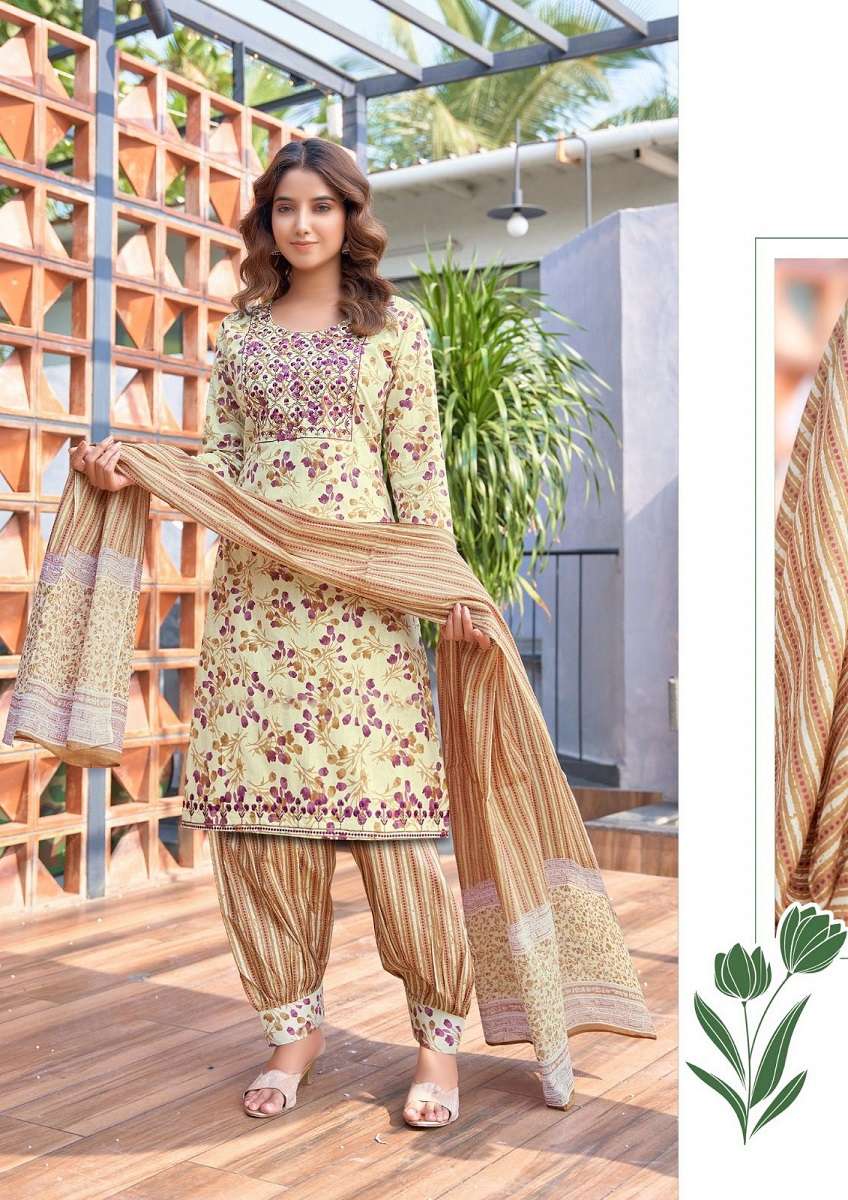 Yashika Guzarish Cotton Printed Dress Material Wholesale catalog