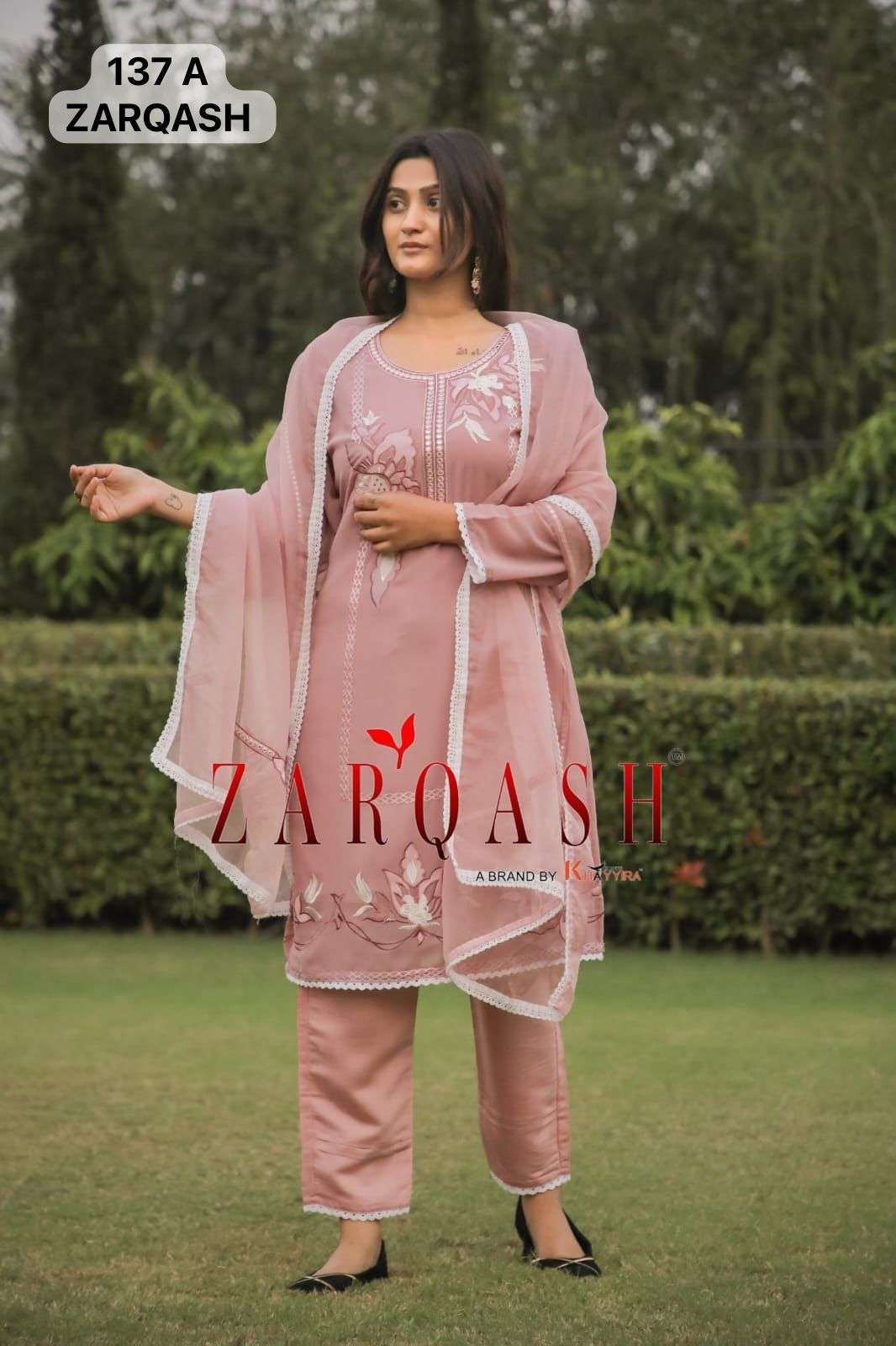 Zarqash Z 137 Salwar Suits Wholesale catalog