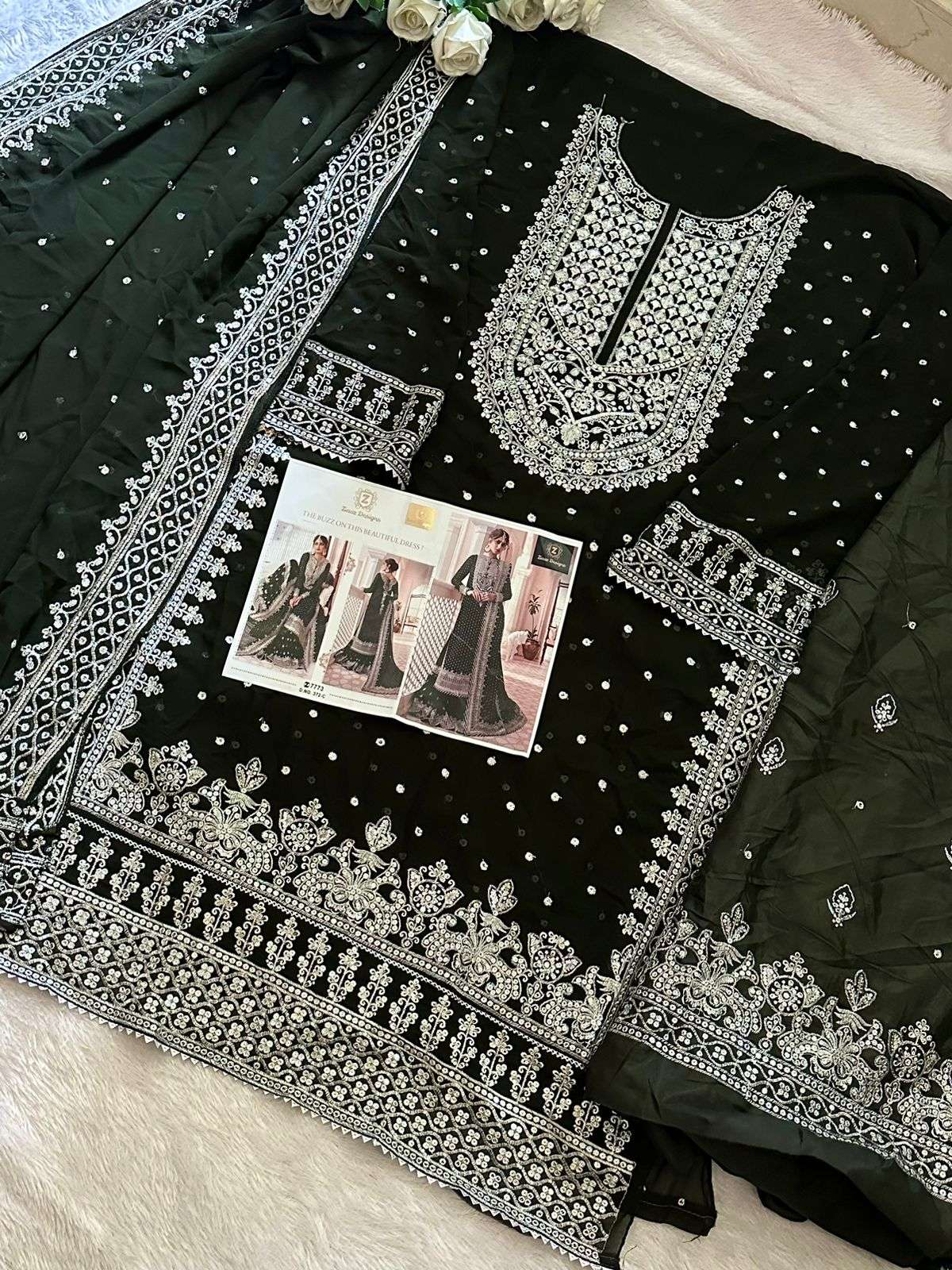 Ziaaz Designs 372  Salwar Suit Wholesale catalog