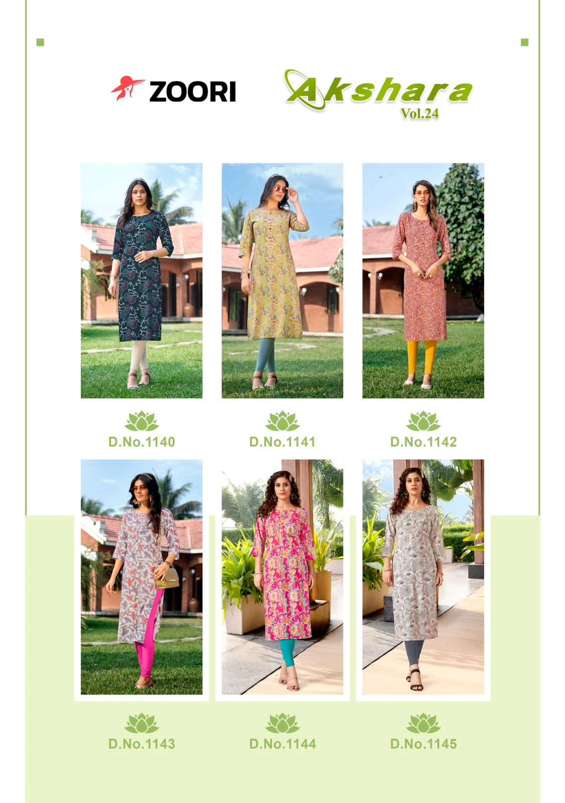 ZOORI Akshara Vol 24 Kurti Wholesale catalog