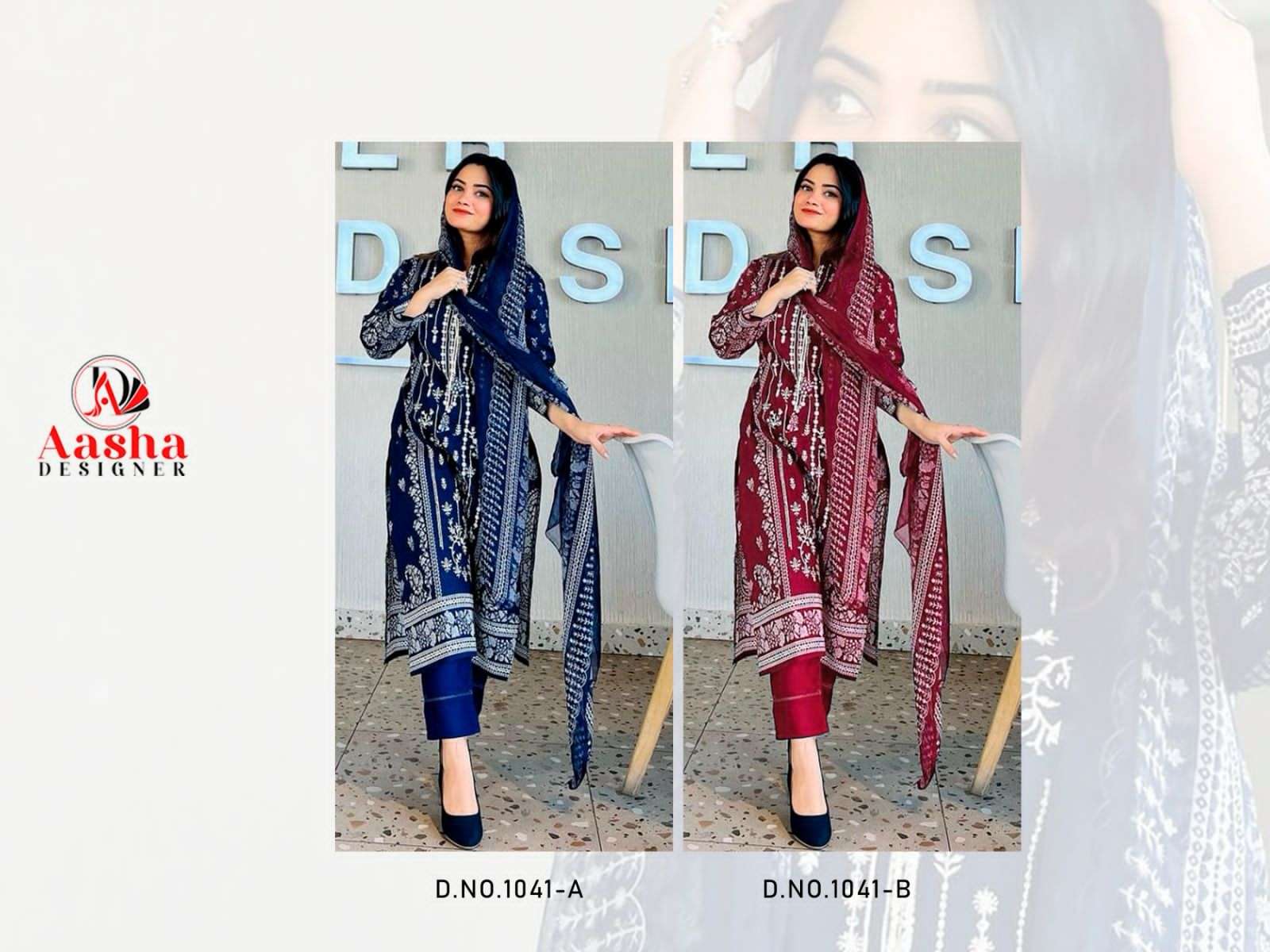 Aasha Harsha Vol 2 Chiffon Salwar Kameez Wholesale catalog
